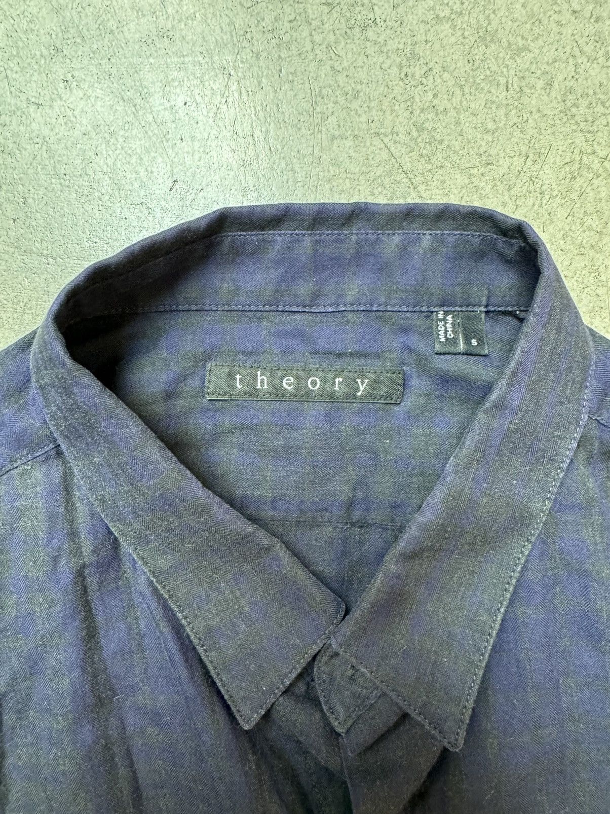 Theory Theory Button Up Shirt in Blue and Gray Size US S / EU 44-46 / 1 - 3 Thumbnail