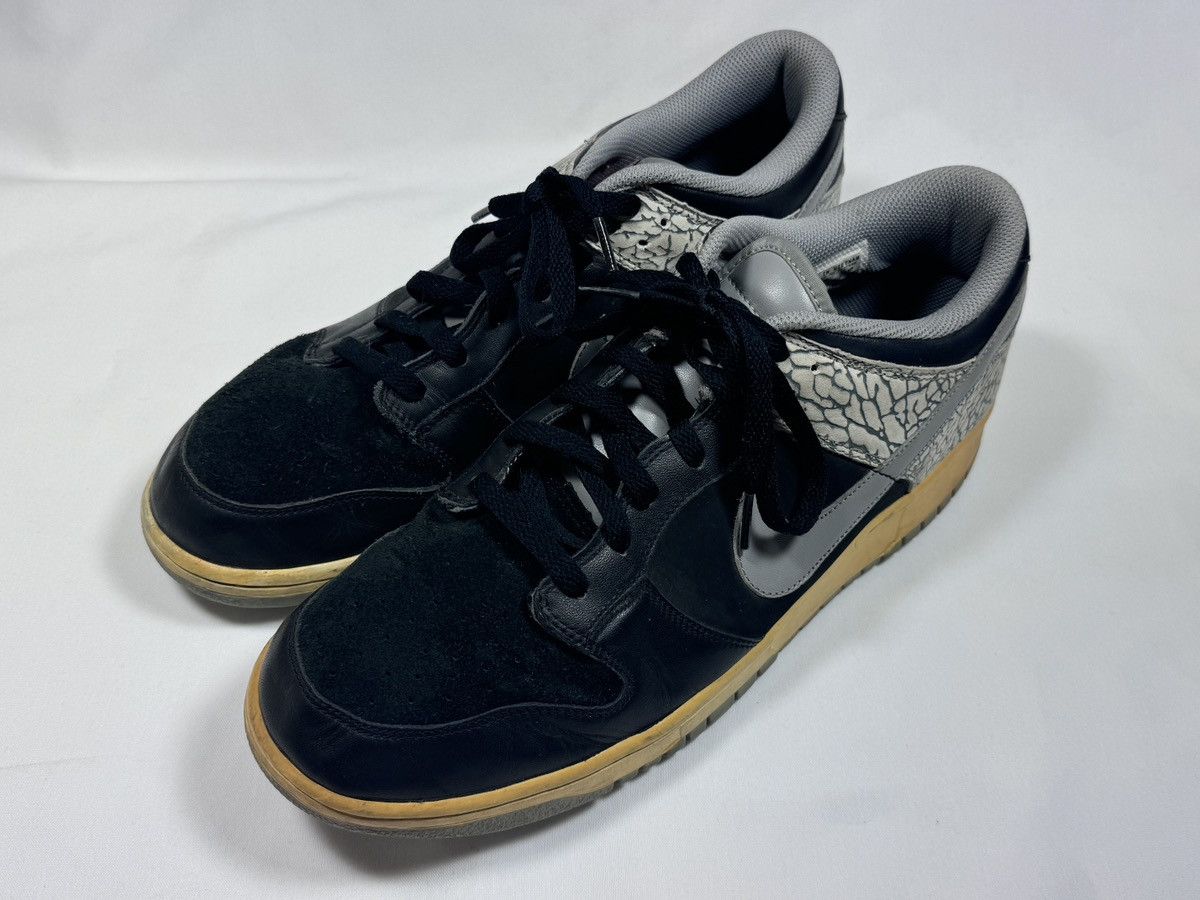 Jordan Brand × Nike NIKE SB DUNK LOW CL AIR JORDAN III 3 BLACK CEMENT GREY WHITE Size US 13 / EU 46 - 11 Thumbnail