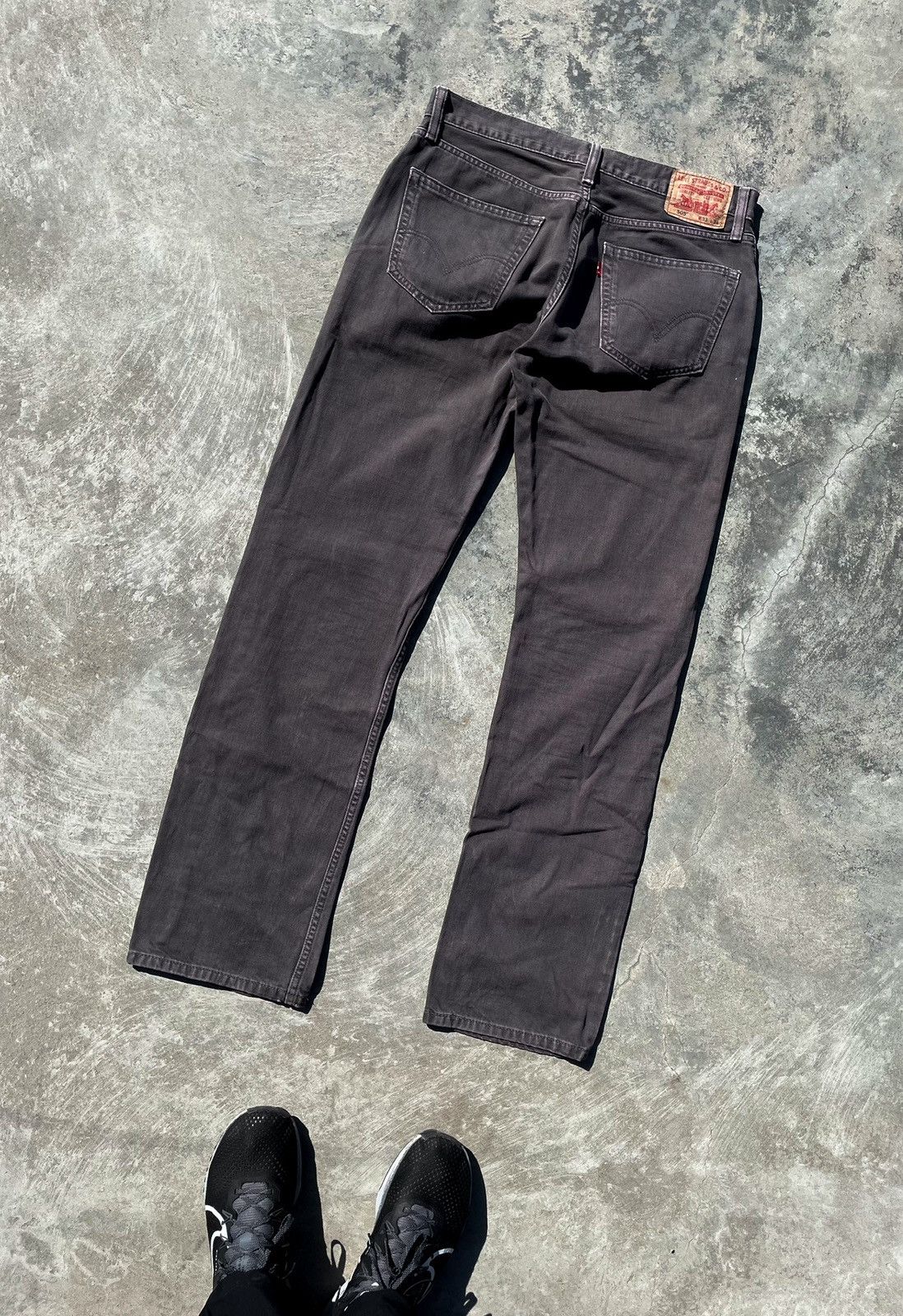 Levi's 🔥 VINTAGE 90s LEVIS 505 GREY FADED Y2K Fit Jeans Pants 🔥 Size US 33 - 1 Thumbnail