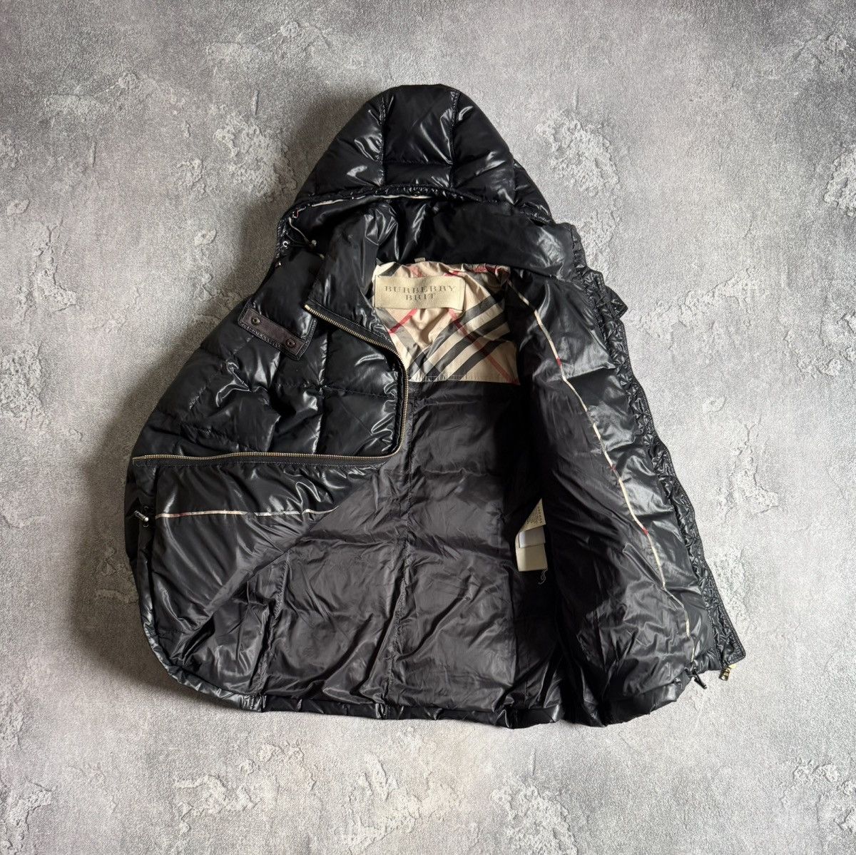 Burberry Burberry Brit XL goose down jacket puffer quilted hooded Size XL / US 12-14 / IT 48-50 - 10 Thumbnail