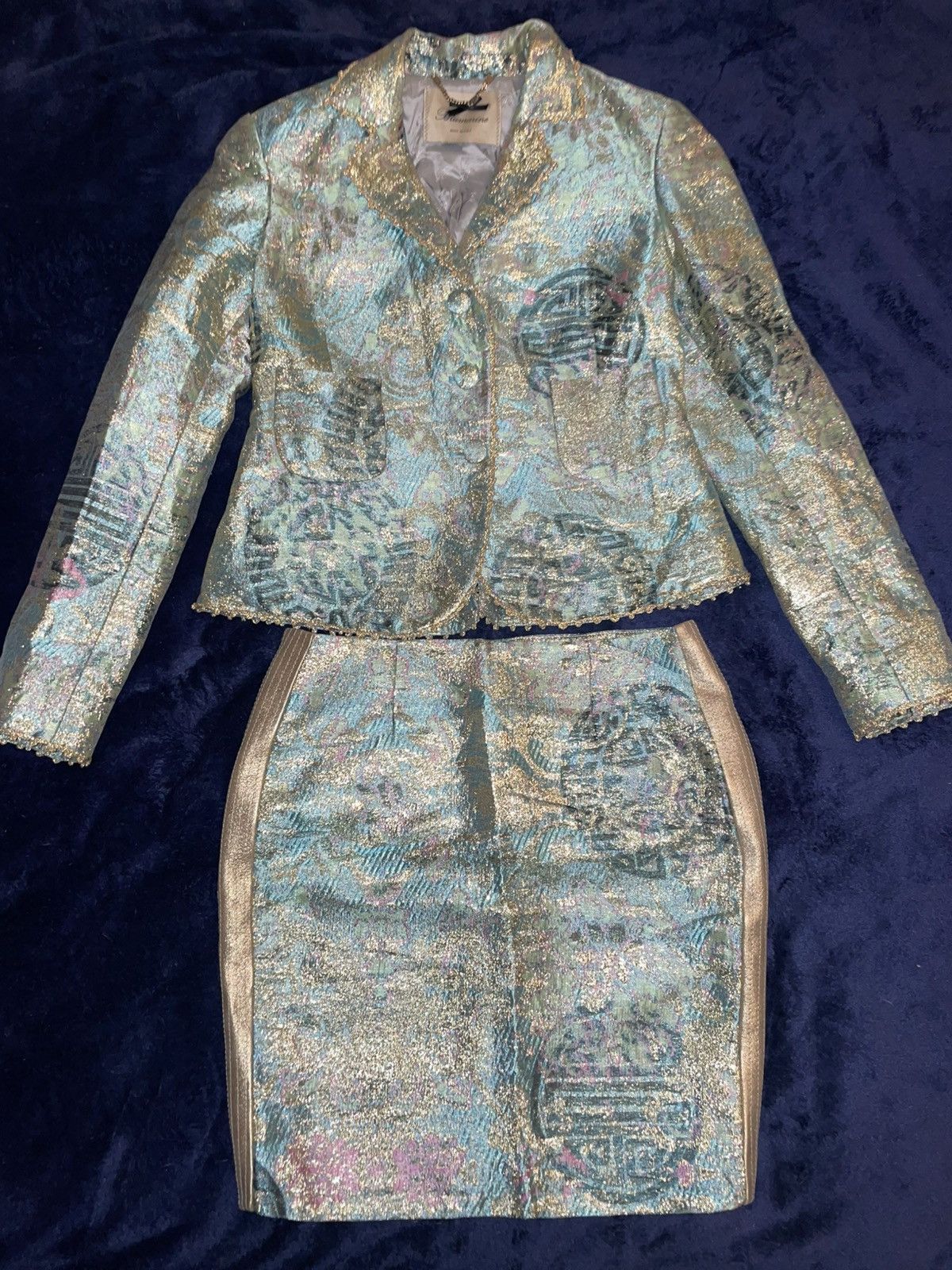 Blumarine Blumarine vintage 2000’s skirt suit with jacket Size S / US 4 / IT 40 - 3 Thumbnail