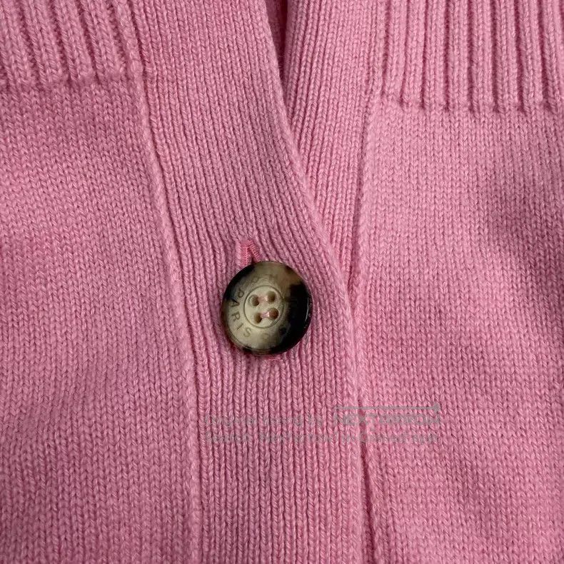 Hermes Hermes Pink Cashmere Long Cardigan Size XS / US 0-2 / IT 36-38 - 7 Thumbnail
