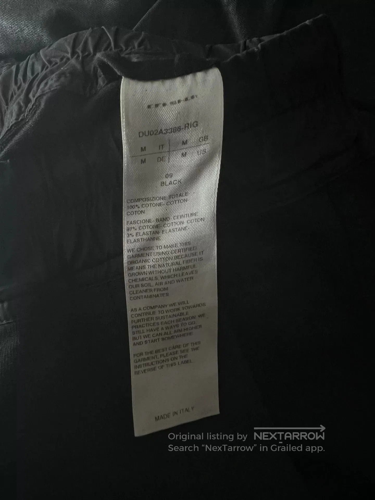 Rick Owens rick owens classic jogger pants in black. Size US 30 / EU 46 - 5 Thumbnail