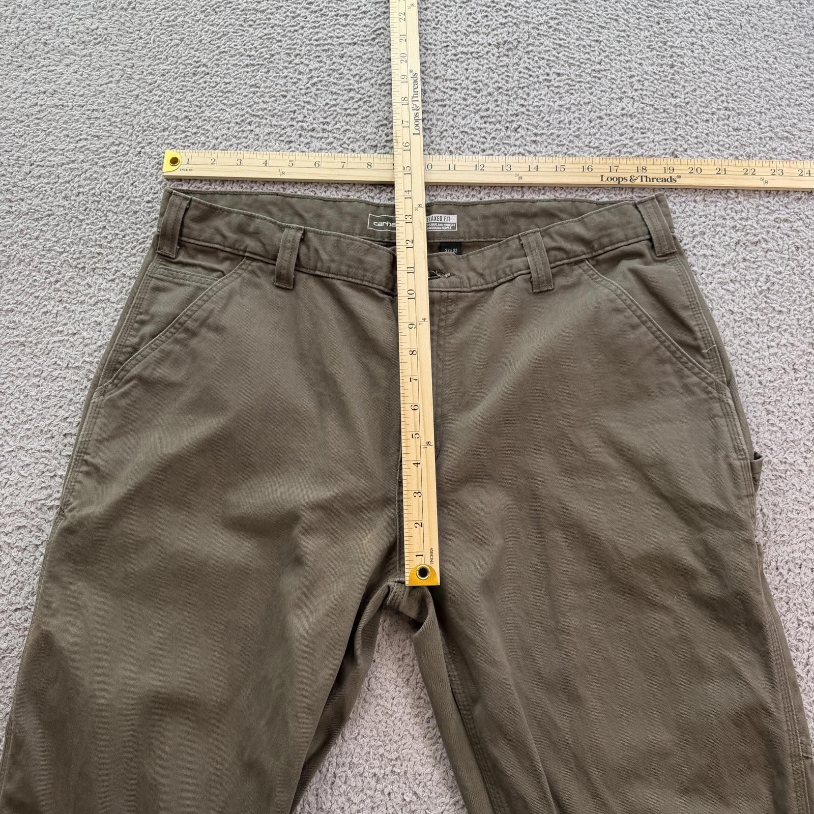 Carhartt Carhartt Relaxed Fit Twill Utility Work Pants 38x32 Gray Size US 38 / EU 54 - 3 Thumbnail