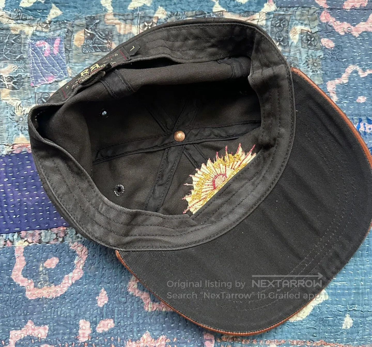 RRL Ralph Lauren Double RL Vintage Sunset Logo Cap. Size ONE SIZE - 6 Thumbnail