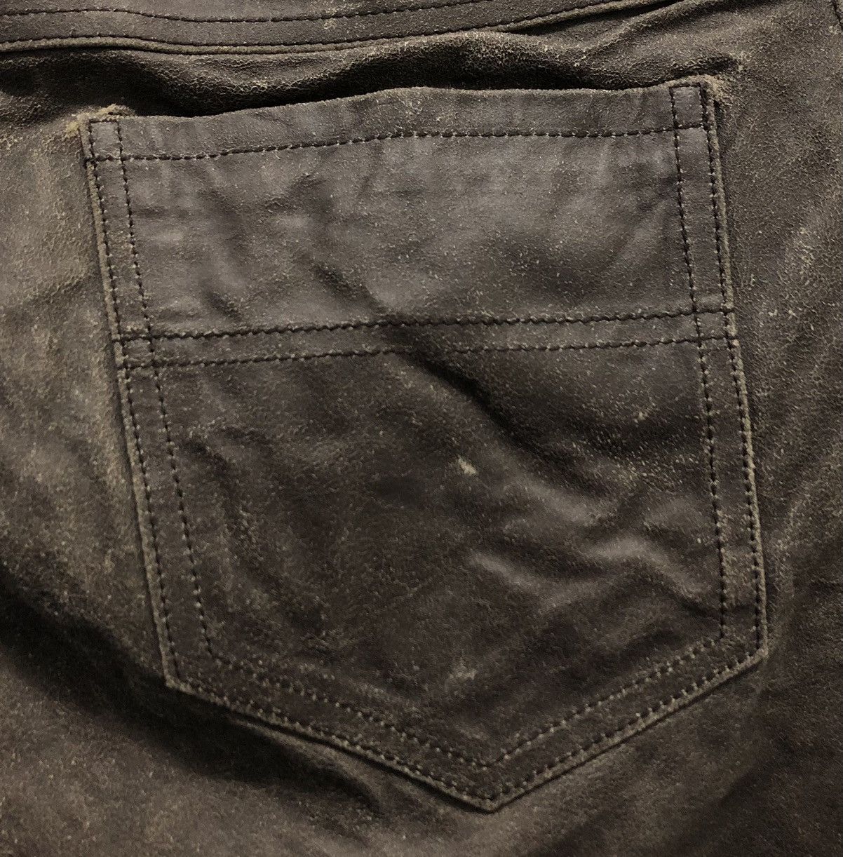 Katharine Hamnett London Vintage Katharine Hamnett London Composition Cow Skin Pants Size US 32 / EU 48 - 8 Thumbnail