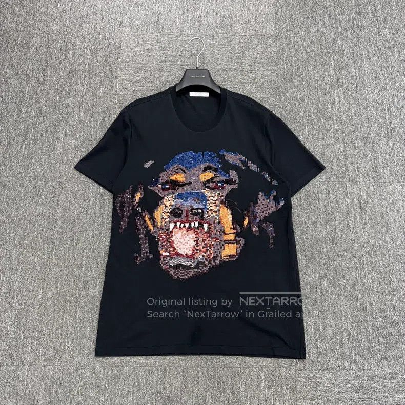 Givenchy Givenchy Glitter Dog Head Short Sleeve - Size XS Size US XS / EU 42 / 0 - 1 Thumbnail