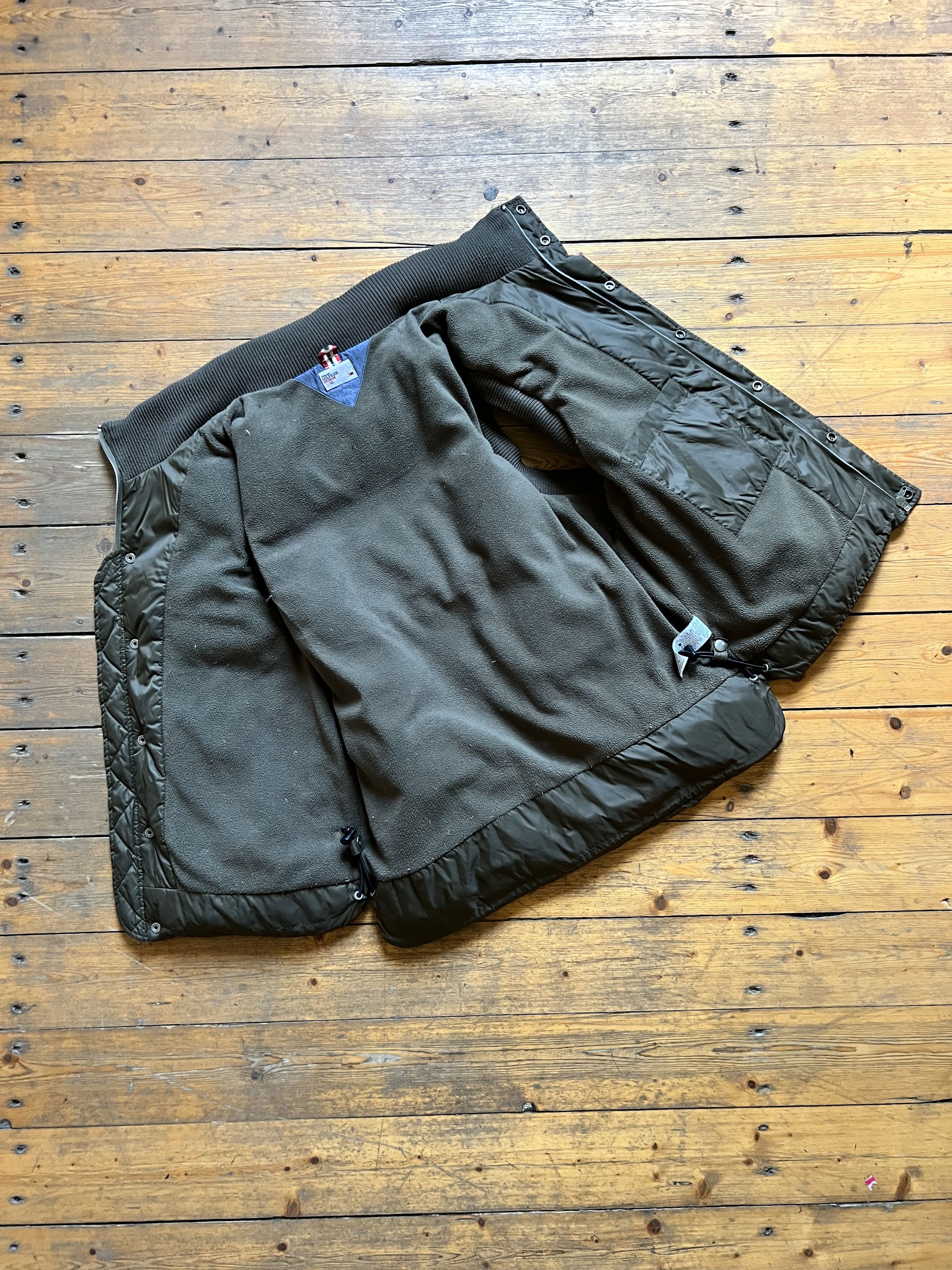 Other Vintage Tommy Down Double Side Fleece Puffer Vest 90s Size US XL / EU 56 / 4 - 5 Thumbnail