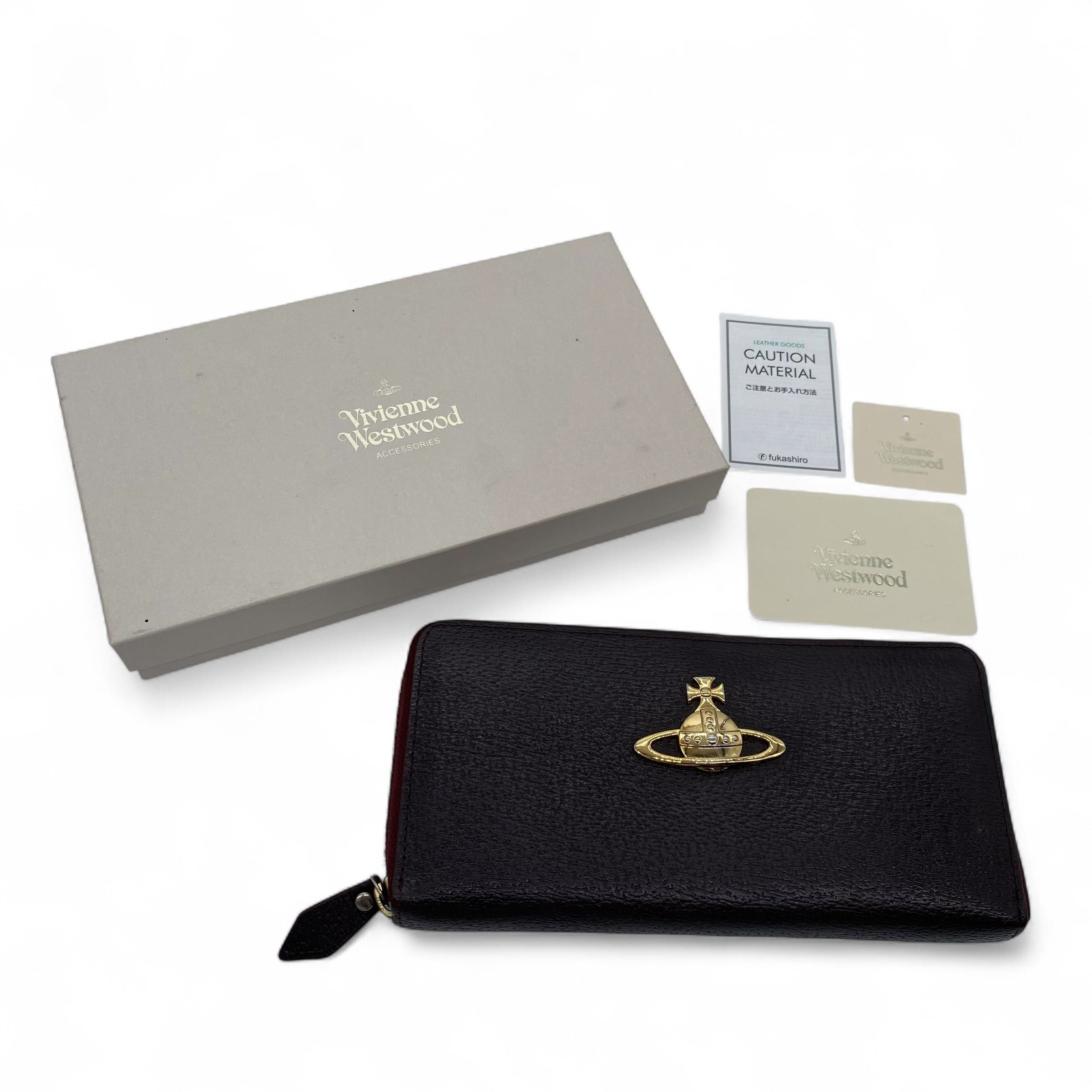 Vivienne Westwood Vivienne Westwood ORB Long Wallet Round Zip Size ONE SIZE - 7 Thumbnail