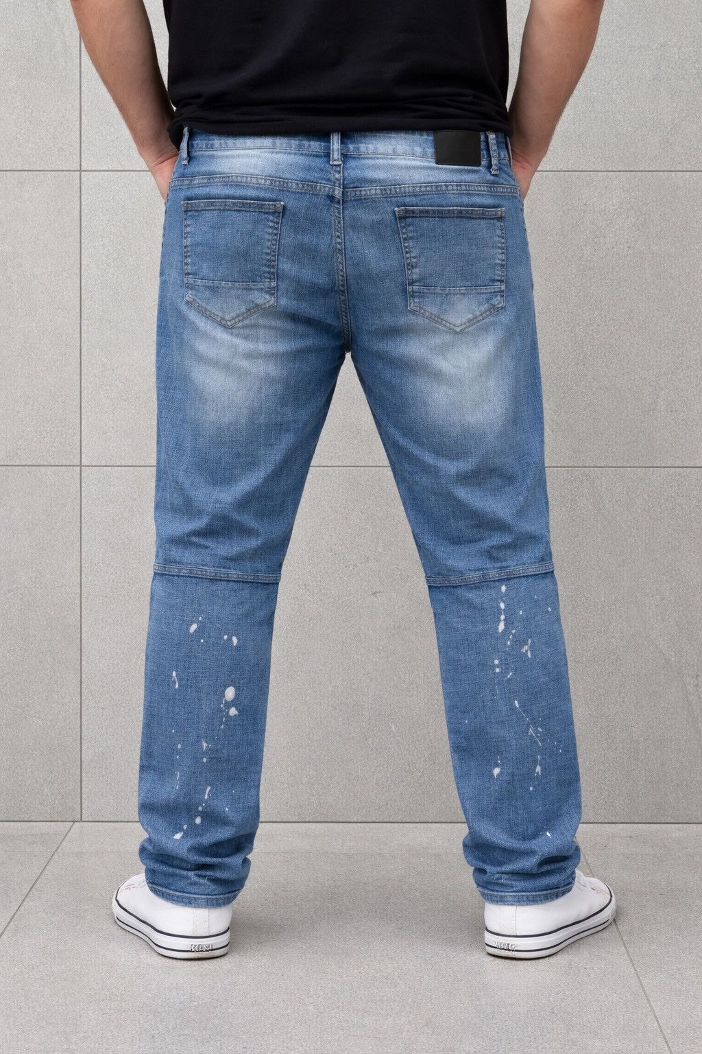 Japanese Brand ENCRYPTED Denim Slim Ripped Stretchable DISTRESSED SLIM-FIT Size US 42 / EU 58 - 6 Thumbnail