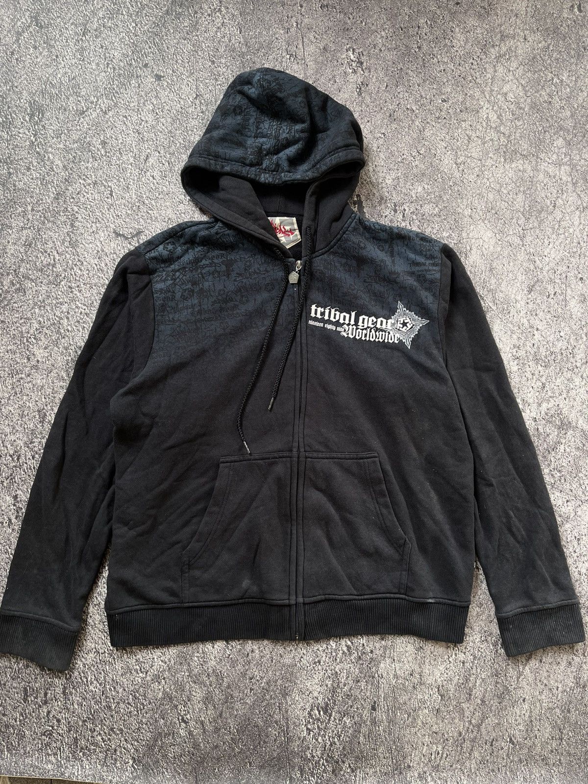 Japanese Brand Y2K Tribal Gear ifsixwasnine style ziphoodie Size US L / EU 52-54 / 3 - 1 Thumbnail