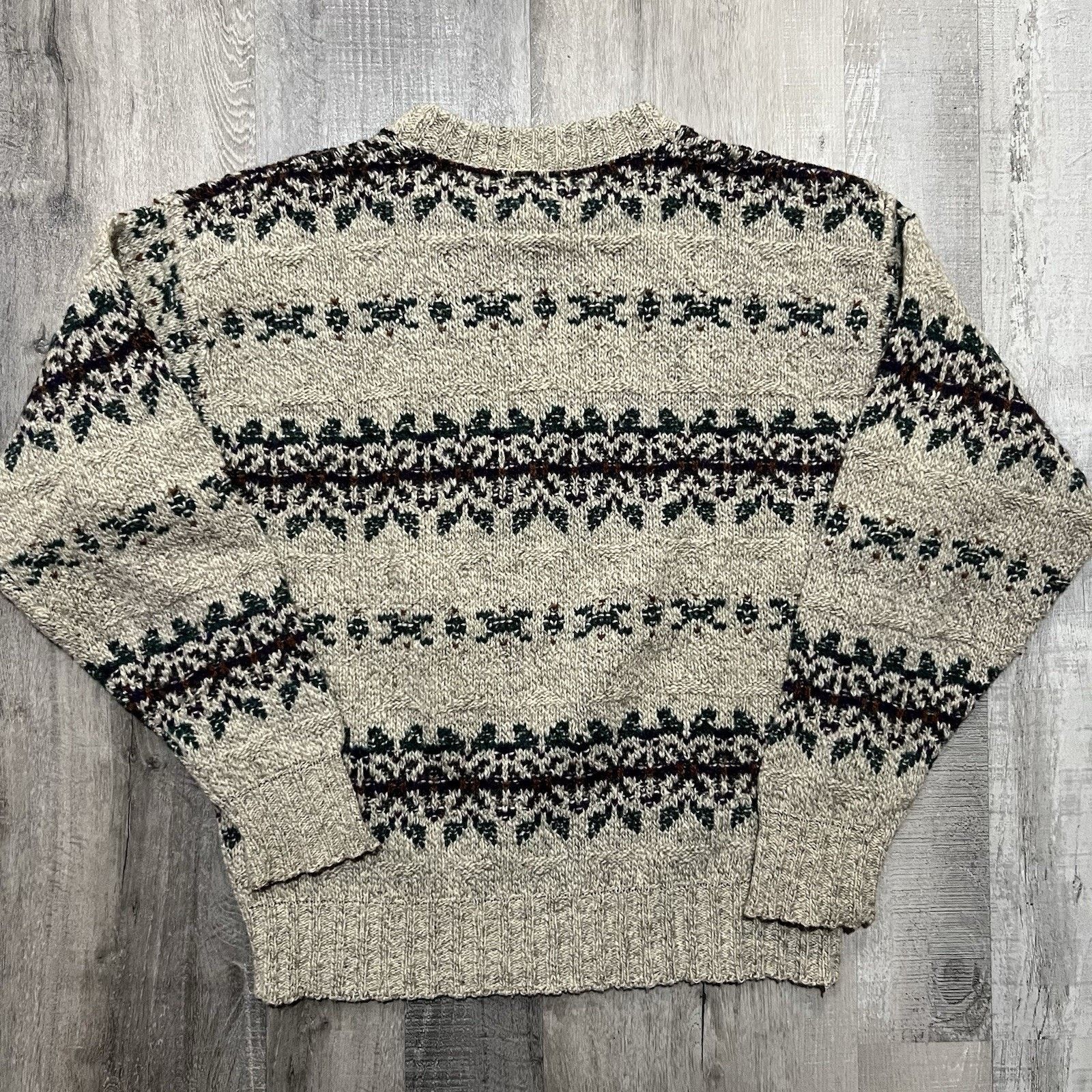 Eddie Bauer VTG Eddie Bauer 90s Wool Blend Pull Over Sweater M Knit USA Size US M / EU 48-50 / 2 - 2 Thumbnail