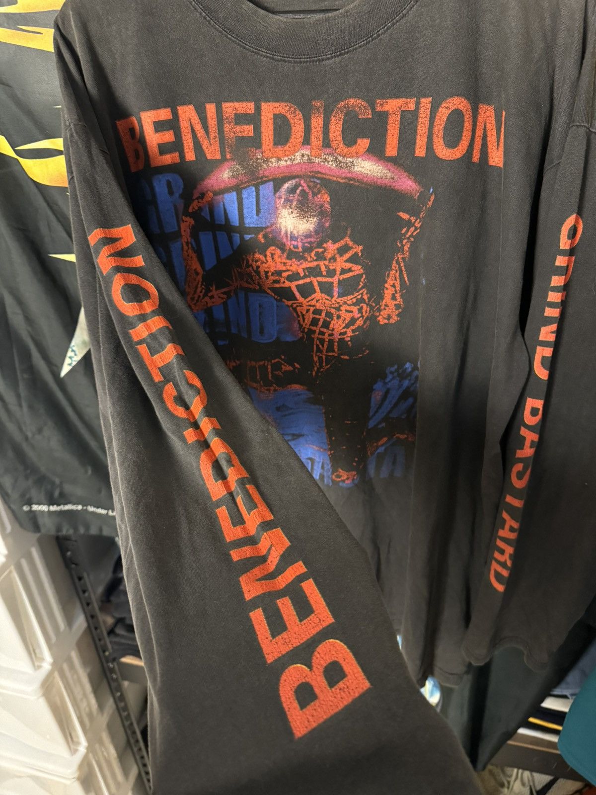 Band Tees × Vintage VINTAGE BENEDICTION GRIND BASTARD 1998 Size US XL / EU 56 / 4 - 5 Thumbnail