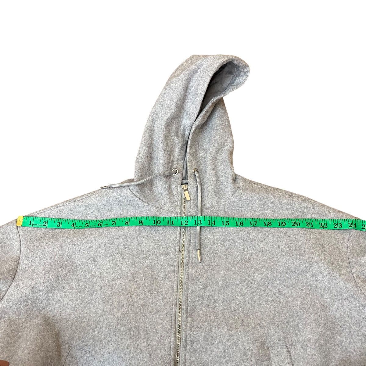 Zara Zara Hoodie Wool Zipper Jacket XS Size (Fit XL) Grey Colour Size XS / US 0-2 / IT 36-38 - 17 Thumbnail