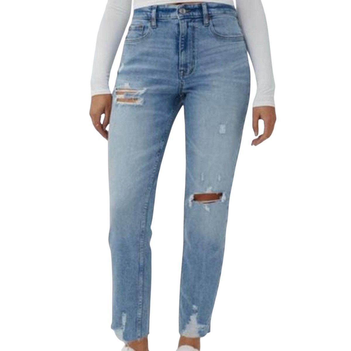 Aeropostale Aeropostale distressed Stretch Mom jeans Size 27" / US 4 / IT 40 - 1 Thumbnail