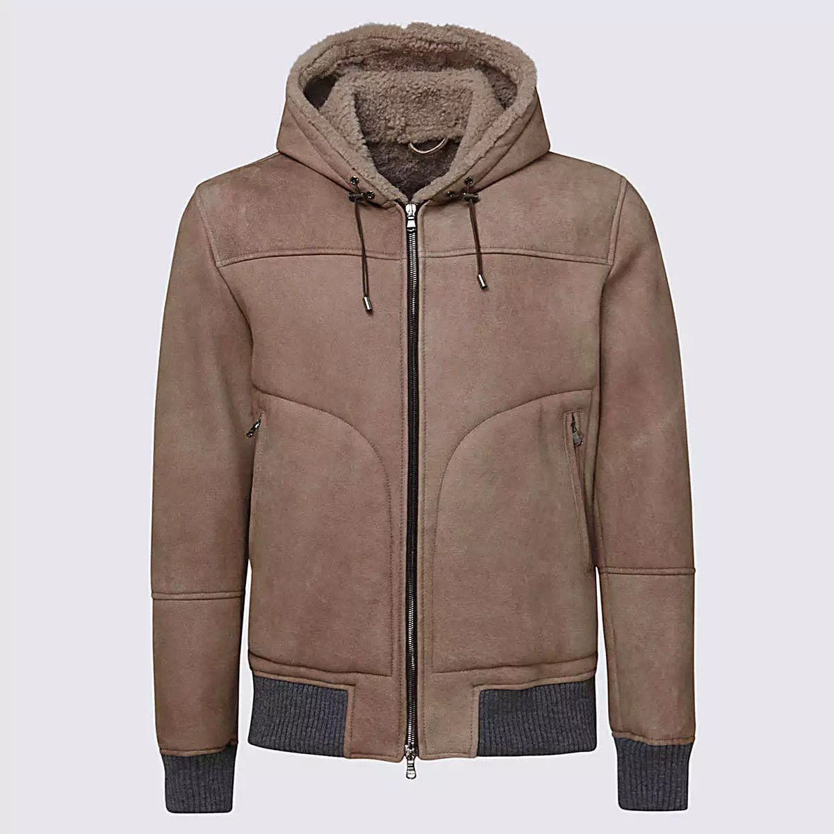 Barba Napoli Barba Napoli Handmade Leather Shearling Jacket Size 46/36 Size US S / EU 44-46 / 1 - 1 Thumbnail