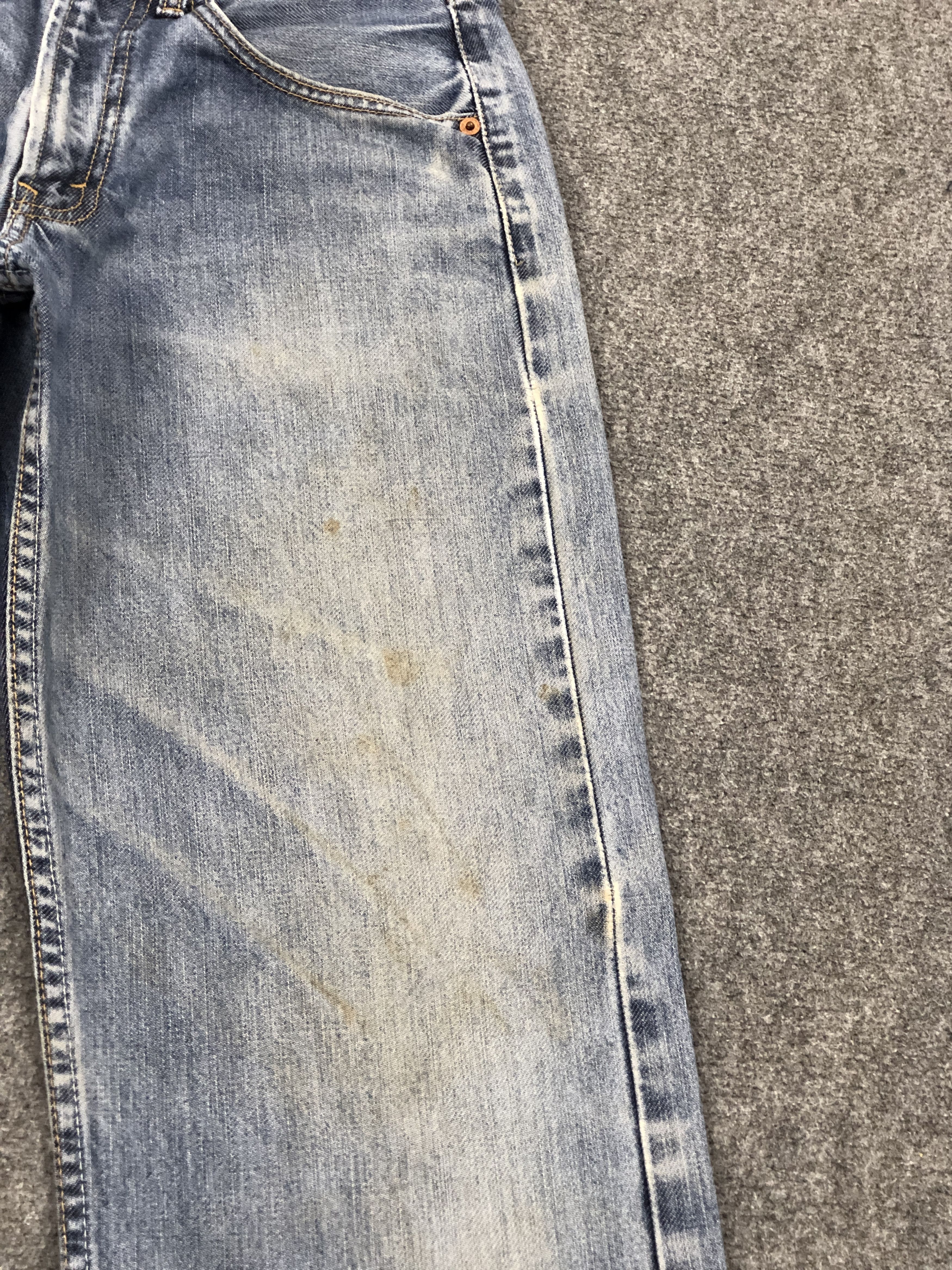 Levi's Vintage Levis 505 Faded Blue Jeans DP2296 Size US 27 - 8 Thumbnail