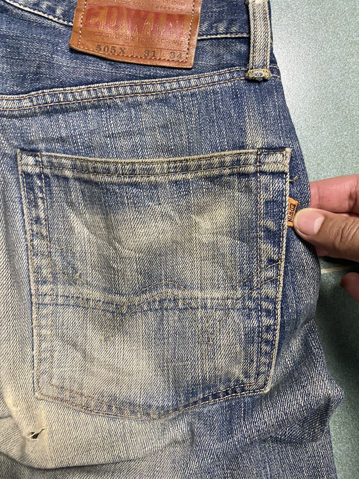 Edwin Edwin 505x 31x34 Selvedge Faded Jeans Size US 30 / EU 46 - 12 Thumbnail