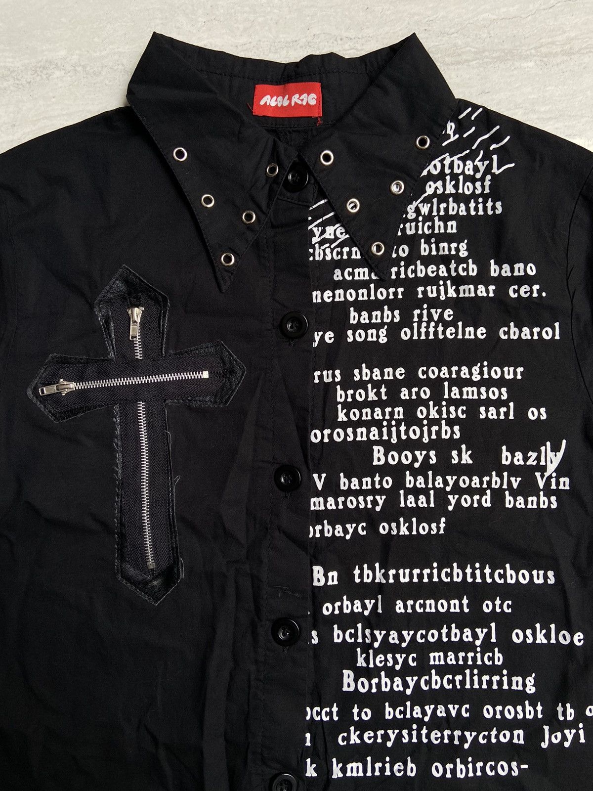 Seditionaries ACDC RAG Black Patterned Shirts Size US XS / EU 42 / 0 - 10 Thumbnail