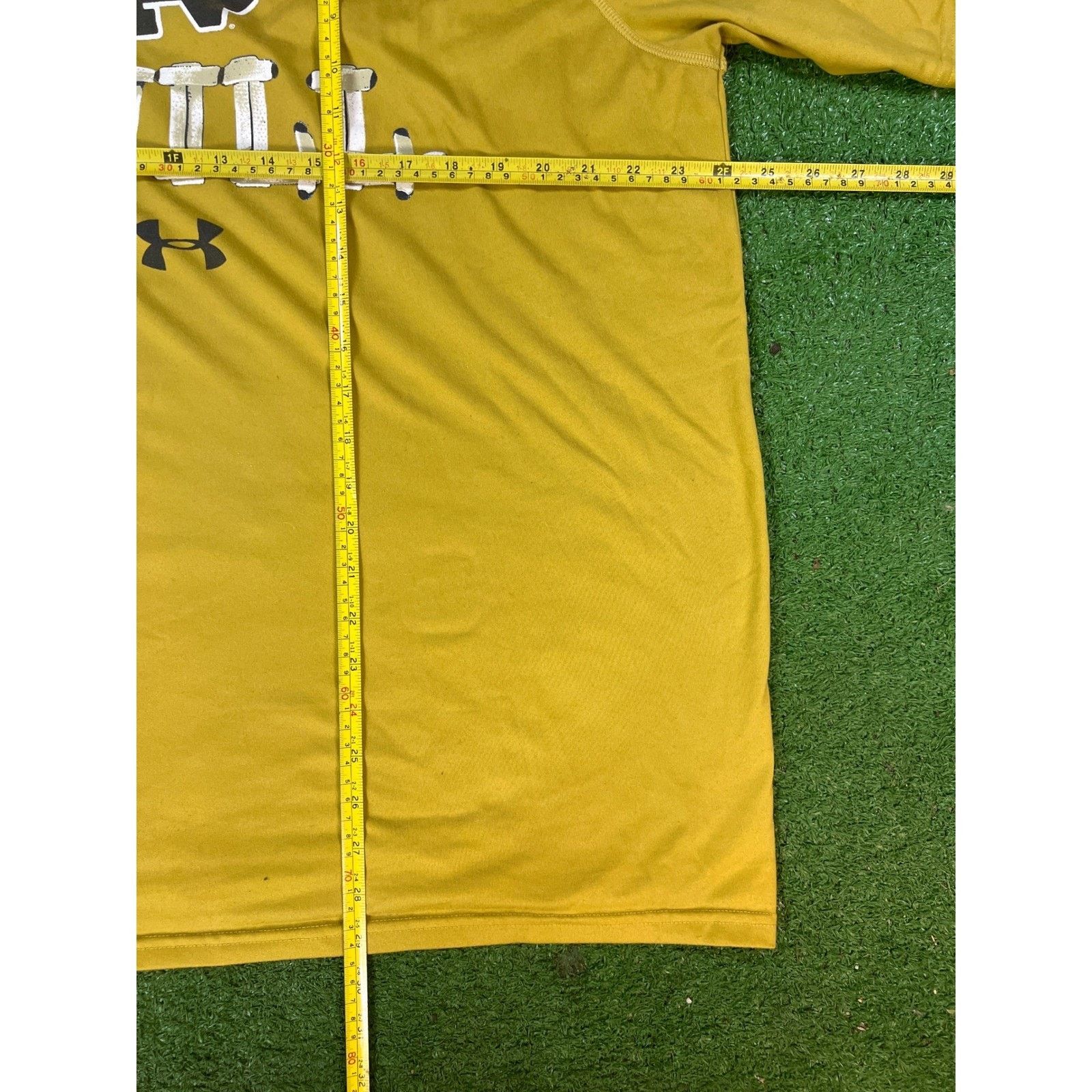 Under Armour Under Armour Dame Fighting Irish TShirt Mens Gold Size XL Size US XL / EU 56 / 4 - 4 Thumbnail