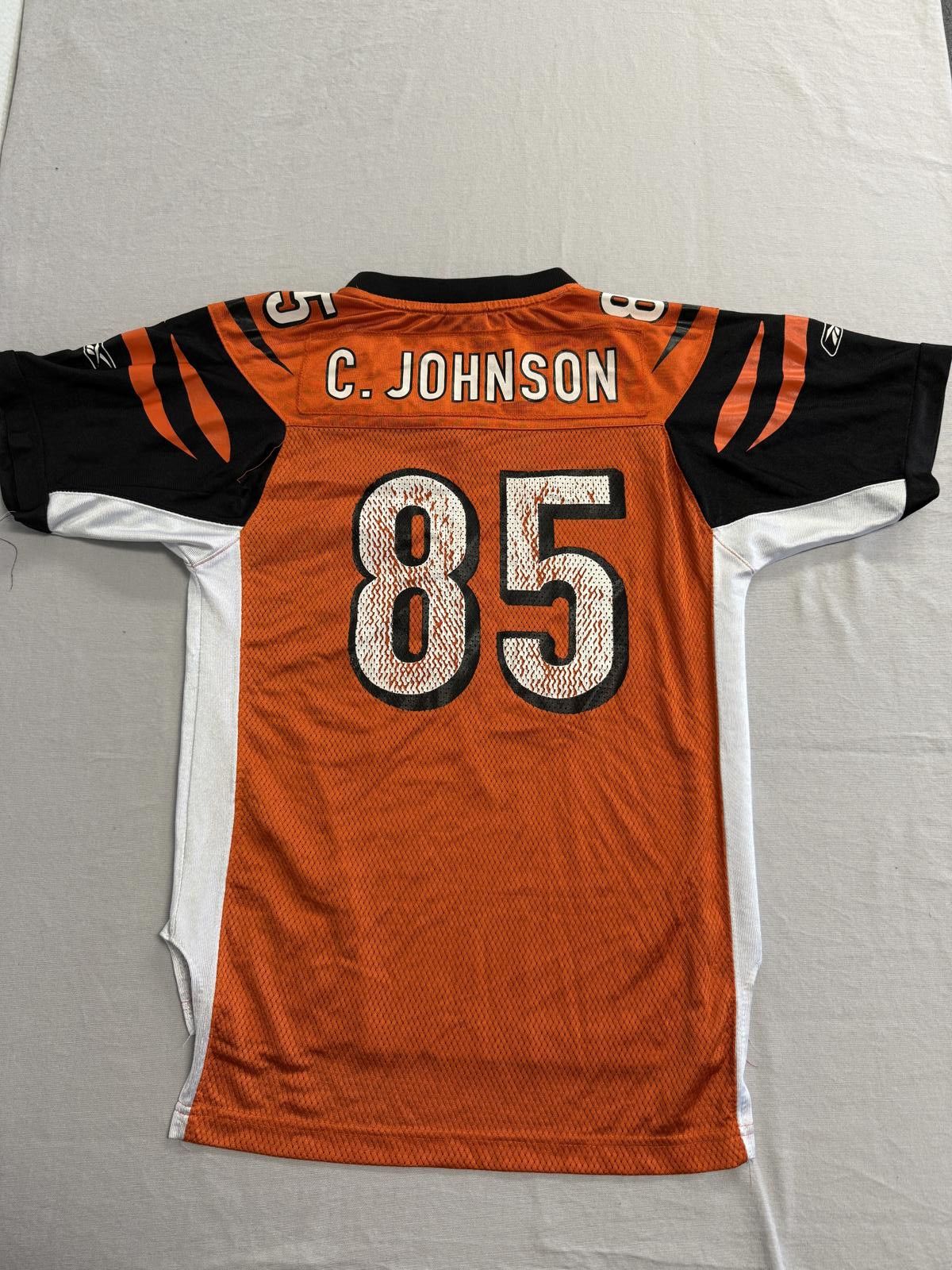 NFL Chad Johnson Bengals Jersey #85 Reebok Kids Football XL Size US XL / EU 56 / 4 - 1 Thumbnail