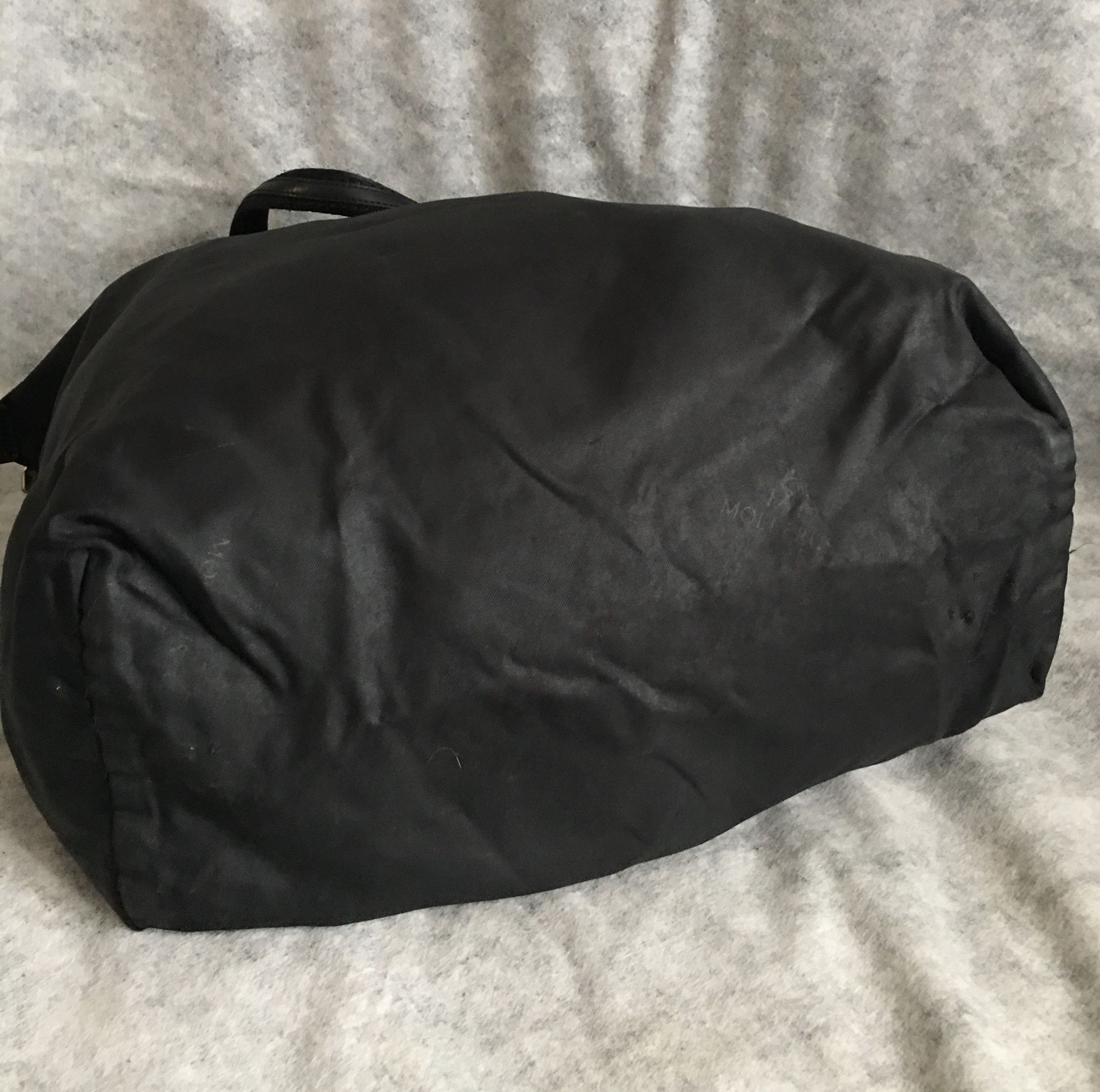 Maison Mollerus Maison Mollerus Nylon Black Monogram Shoulder Bag Size ONE SIZE - 3 Thumbnail