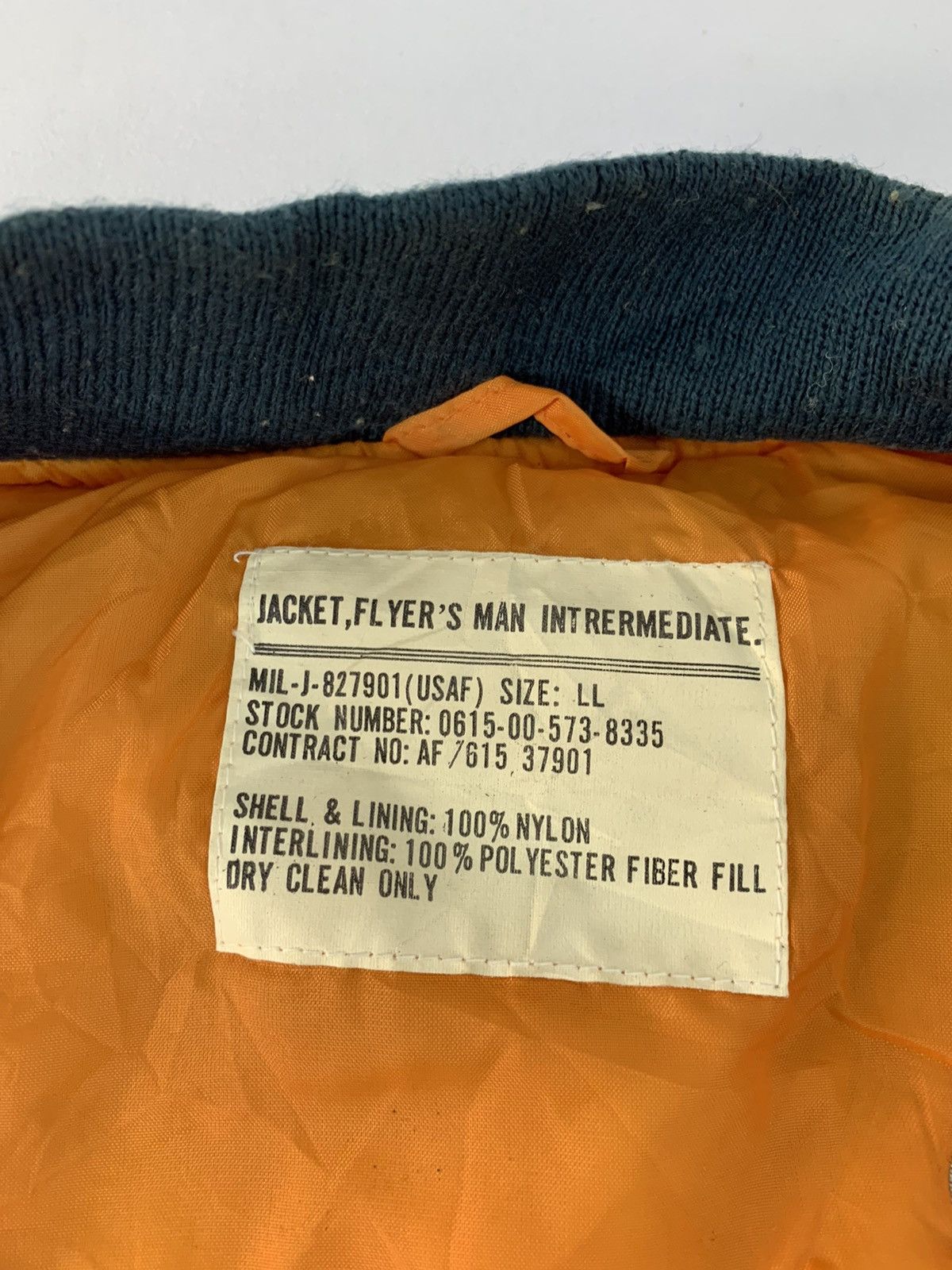 Vintage 90s USAF Flyer’s Man Intermediate Bomber Aviator Jacket Size US L / EU 52-54 / 3 - 9 Thumbnail