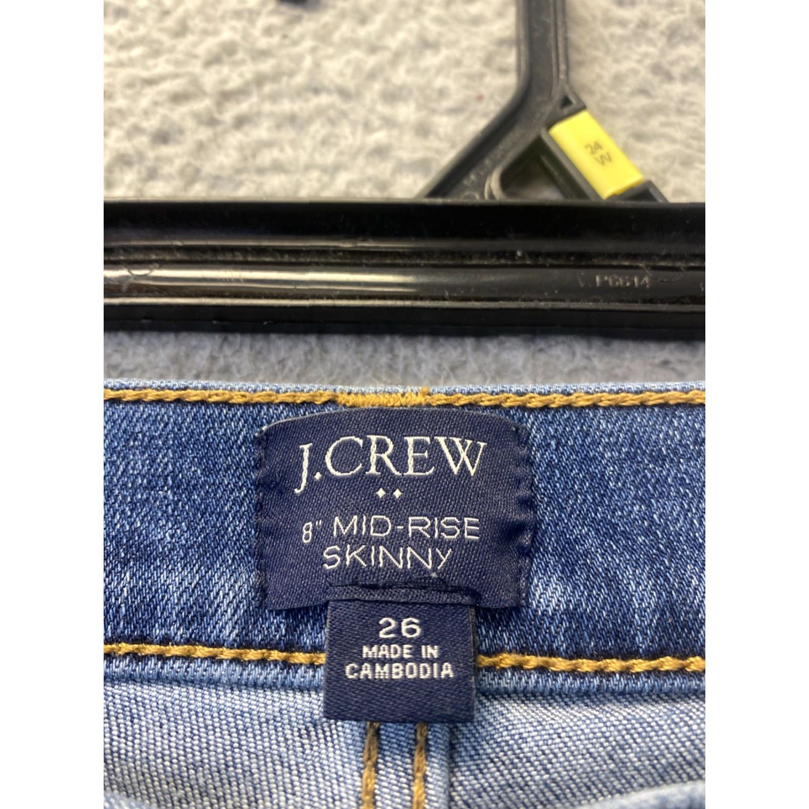 J.Crew J.Crew Jeans Women Size 8 Denim 28x25 Blue High Rise Regular Wash Slim Womens Size 28" / US 6 / IT 42 - 4 Thumbnail