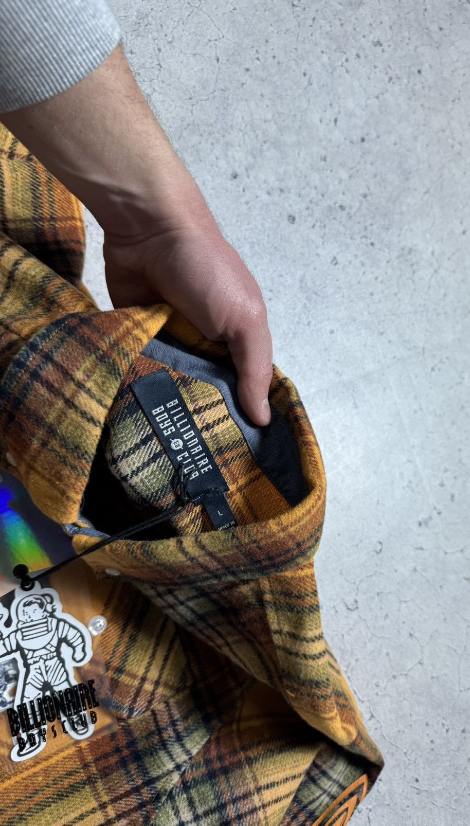 Billionaire Boys Club Billionaire Boys Club Astronaut New Flannel Button Up Shirt Size US L / EU 52-54 / 3 - 11 Thumbnail