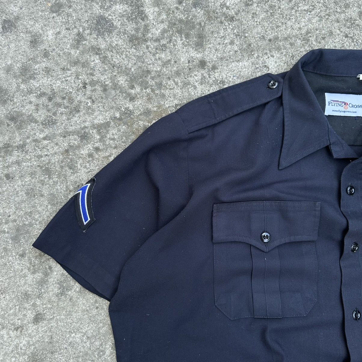 Sky High Farm Workwear Vintage Flying Cross Shirt Button Up 00s Perma Press Y2K Size US XL / EU 56 / 4 - 3 Thumbnail