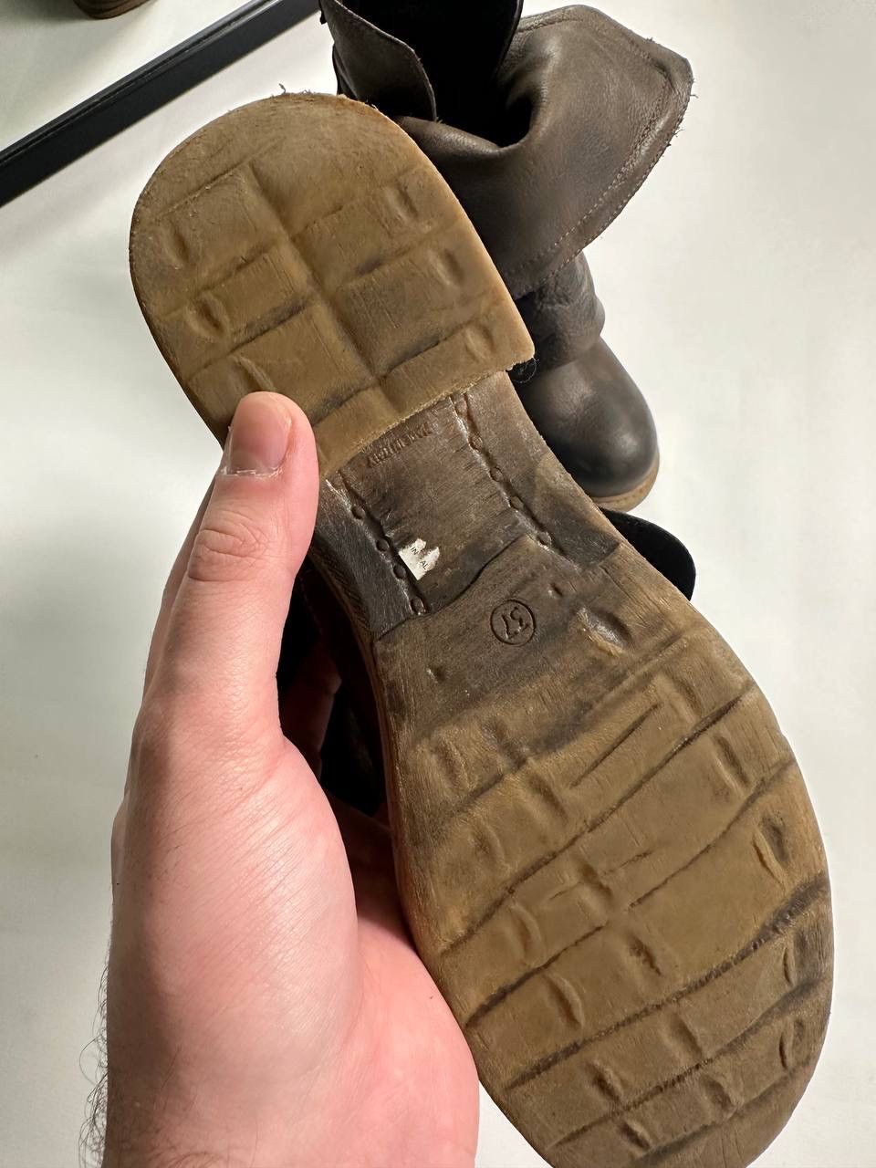 A.S.98 AS98 type Avant Garde Guidi Style Leather Boots Size US 7 / IT 37 - 8 Thumbnail