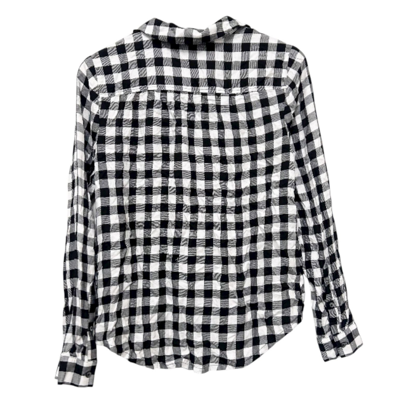 Madewell Madewell Wrap-Front Shirt in Buffalo Check Plaid Sz S Size S / US 4 / IT 40 - 5 Thumbnail