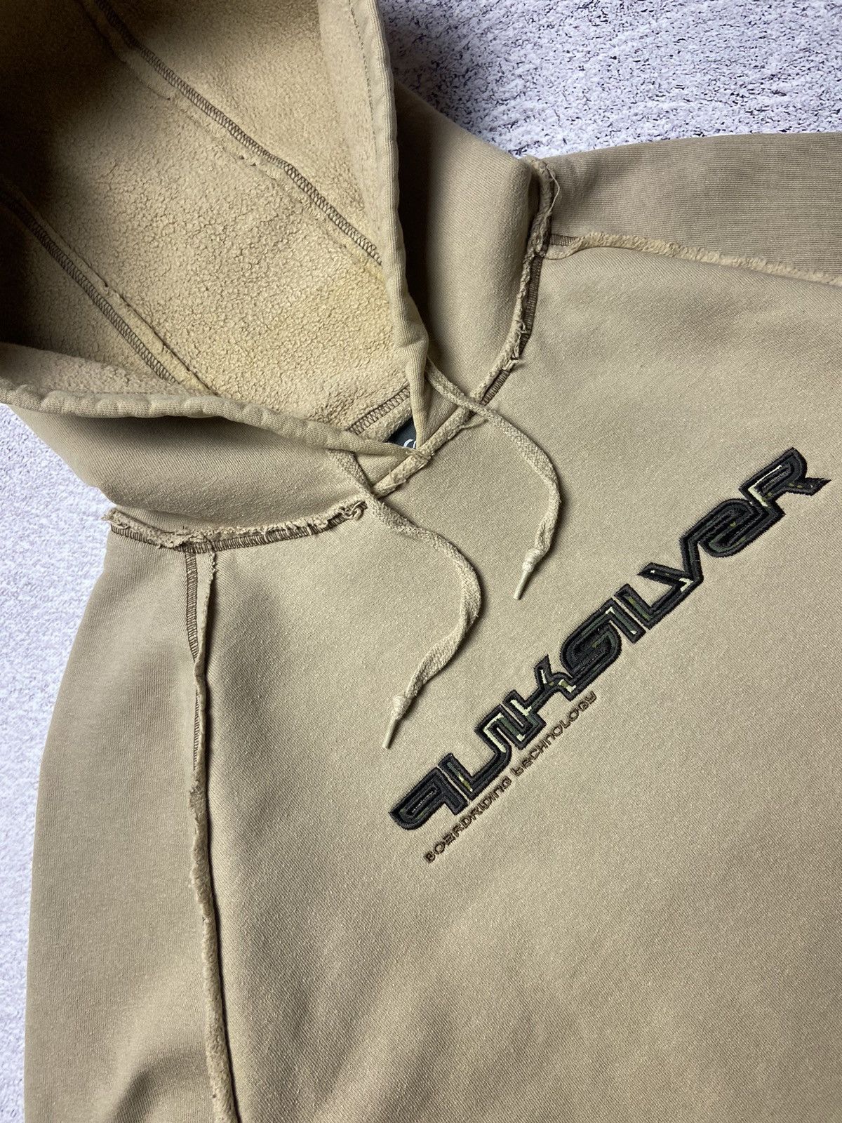 Quiksilver Vintage 90s Quiksilver Hoodie Big Logo Australian Surf Skate Size US L / EU 52-54 / 3 - 3 Thumbnail