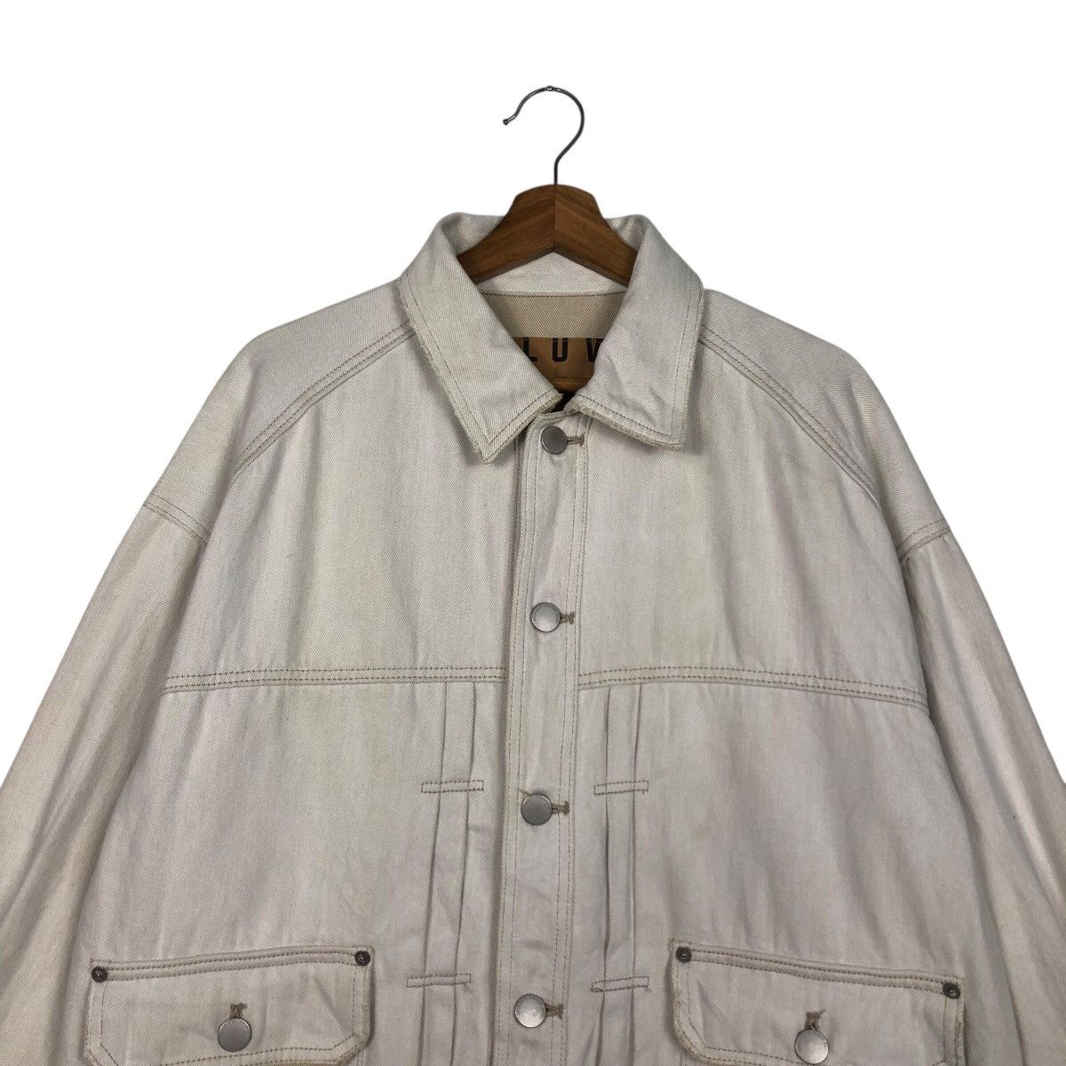 Issey Miyake 📌Vintage Denim Chore Jacket Pageboy Patchwork Design Size US M / EU 48-50 / 2 - 4 Thumbnail