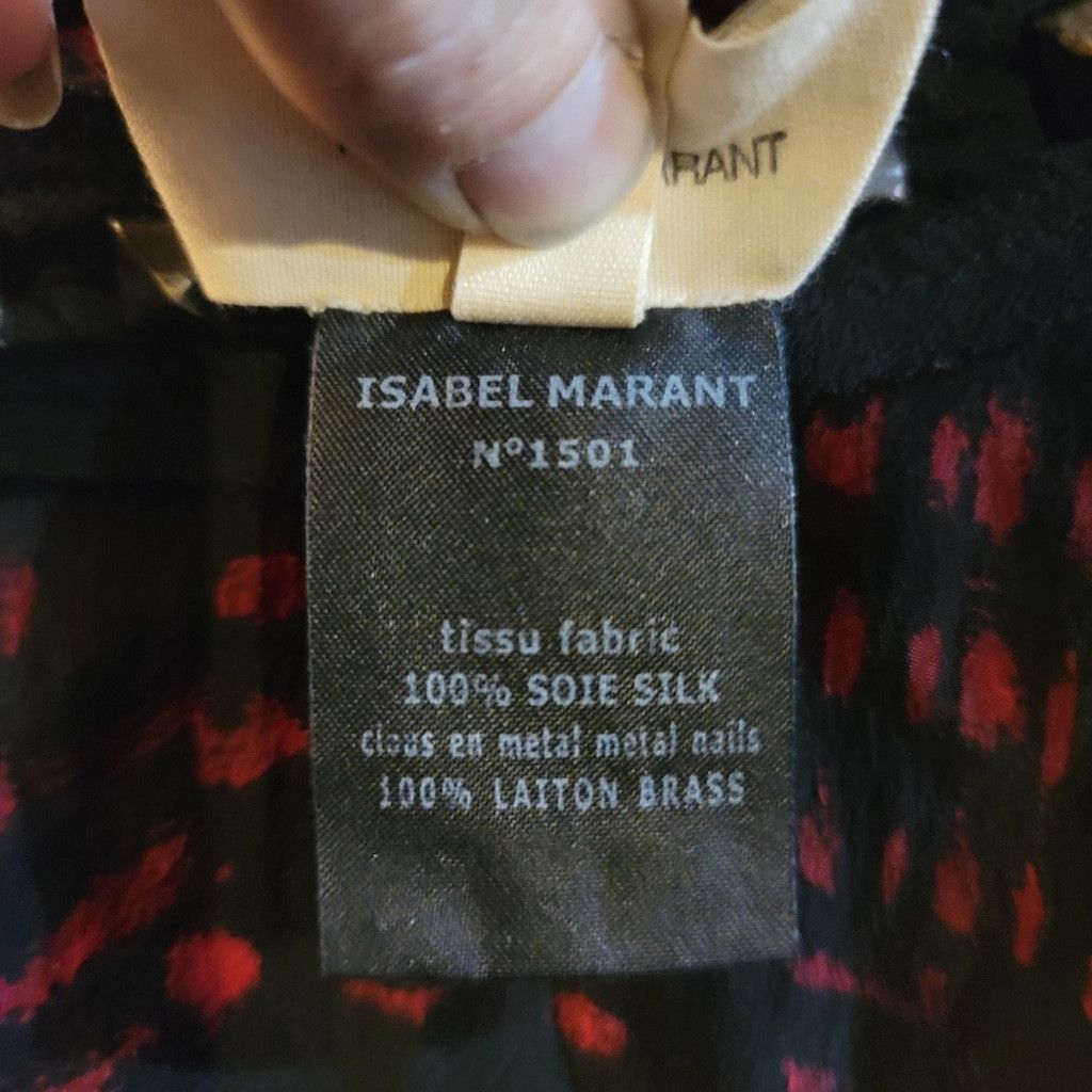 Isabel Marant EUC Etoile Isabel Marant “Trash Rouge” Dress Size 0 Size XS / US 0-2 / IT 36-38 - 6 Thumbnail