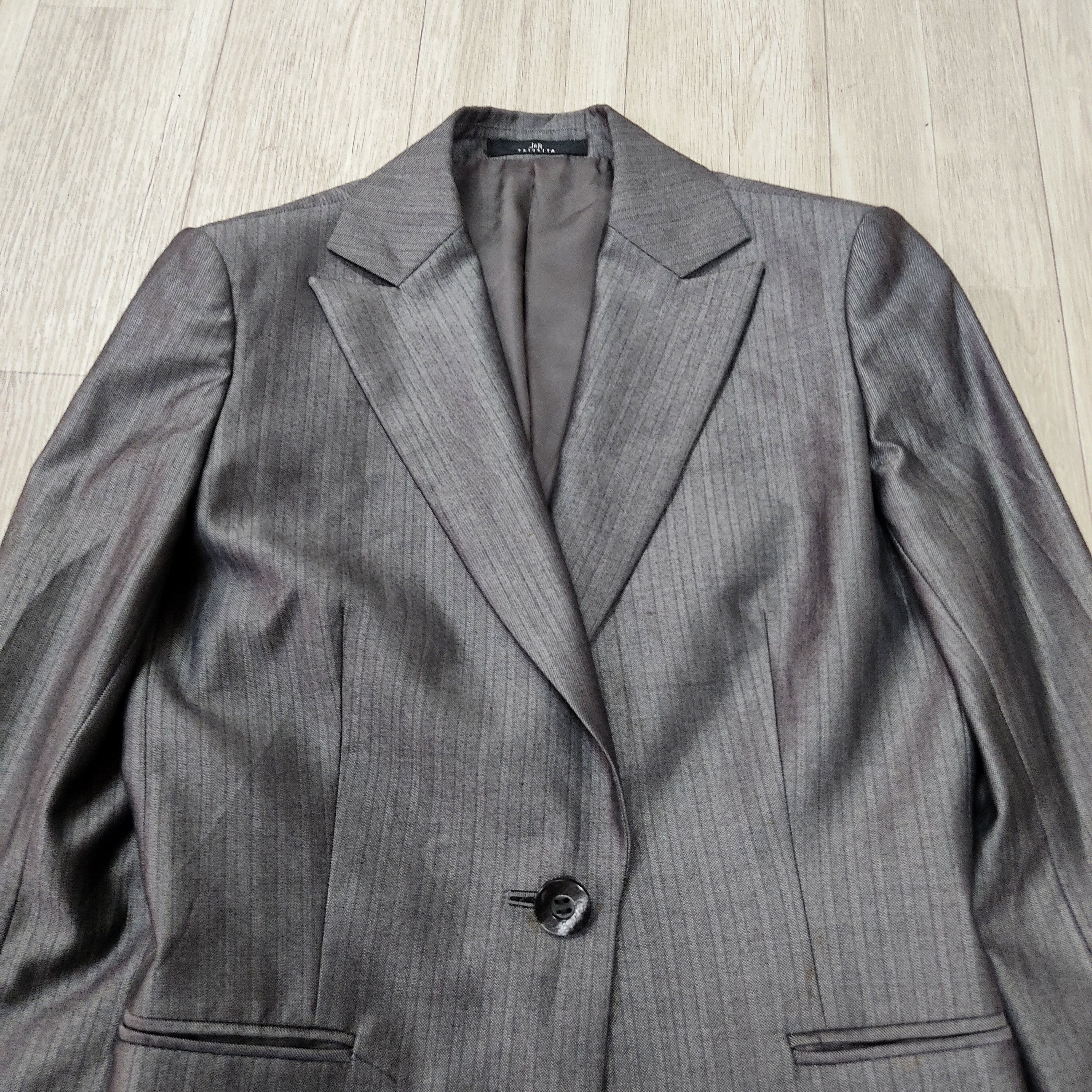 Loro Piana Loro Piana Charcoal Gray Silk Wool Blazer Jacket Size S / US 4 / IT 40 - 5 Thumbnail
