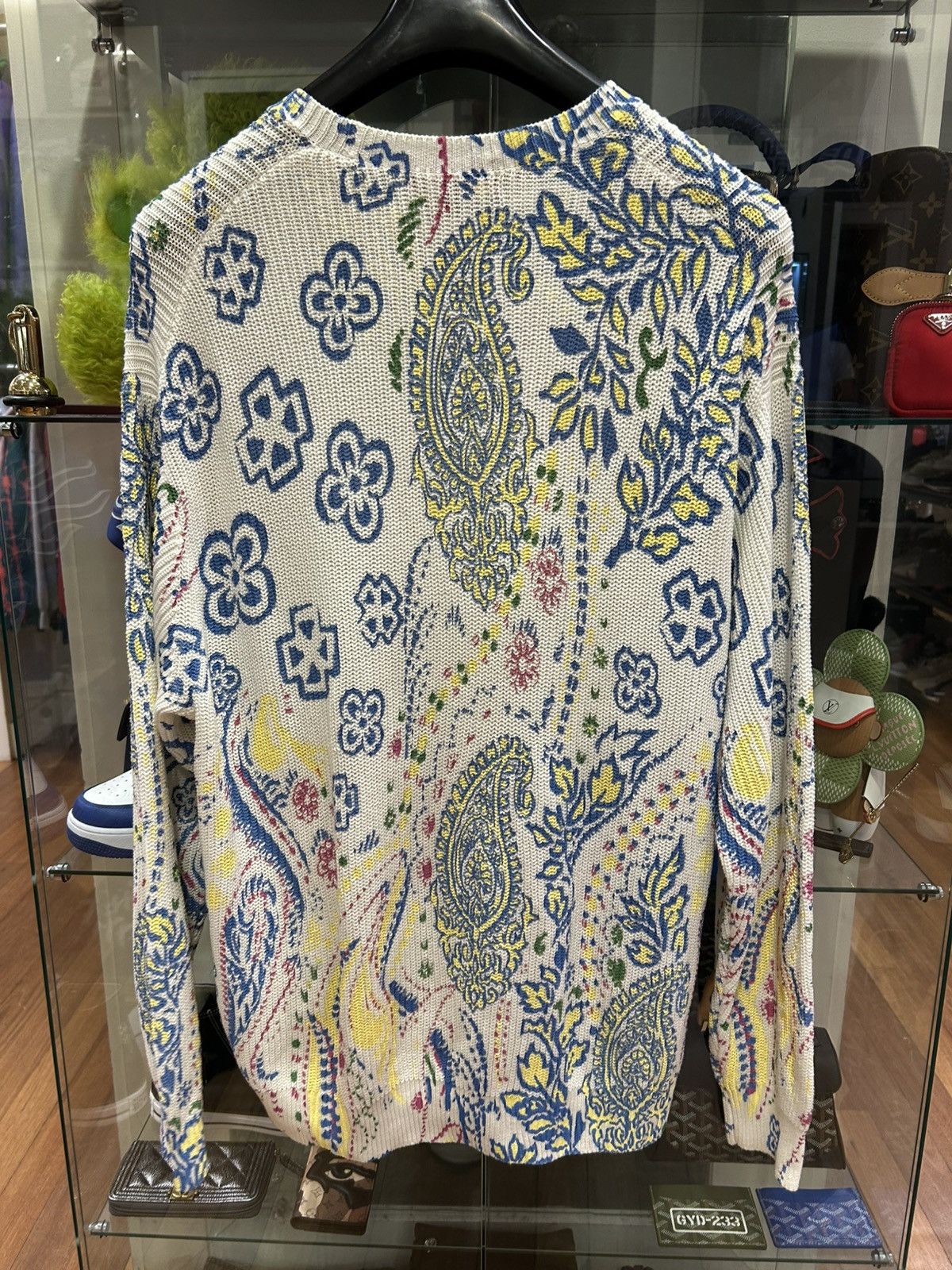 Supreme Supreme Printed Paisley Knit Sweater Size US L / EU 52-54 / 3 - 2 Thumbnail