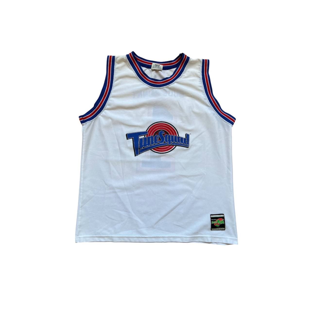 Warner Bros 1996 TUNE SQUAD #1 BUGS BUNNY NUTMEG MILL SPACE JAM JERSEY M Size US M / EU 48-50 / 2 - 1 Thumbnail