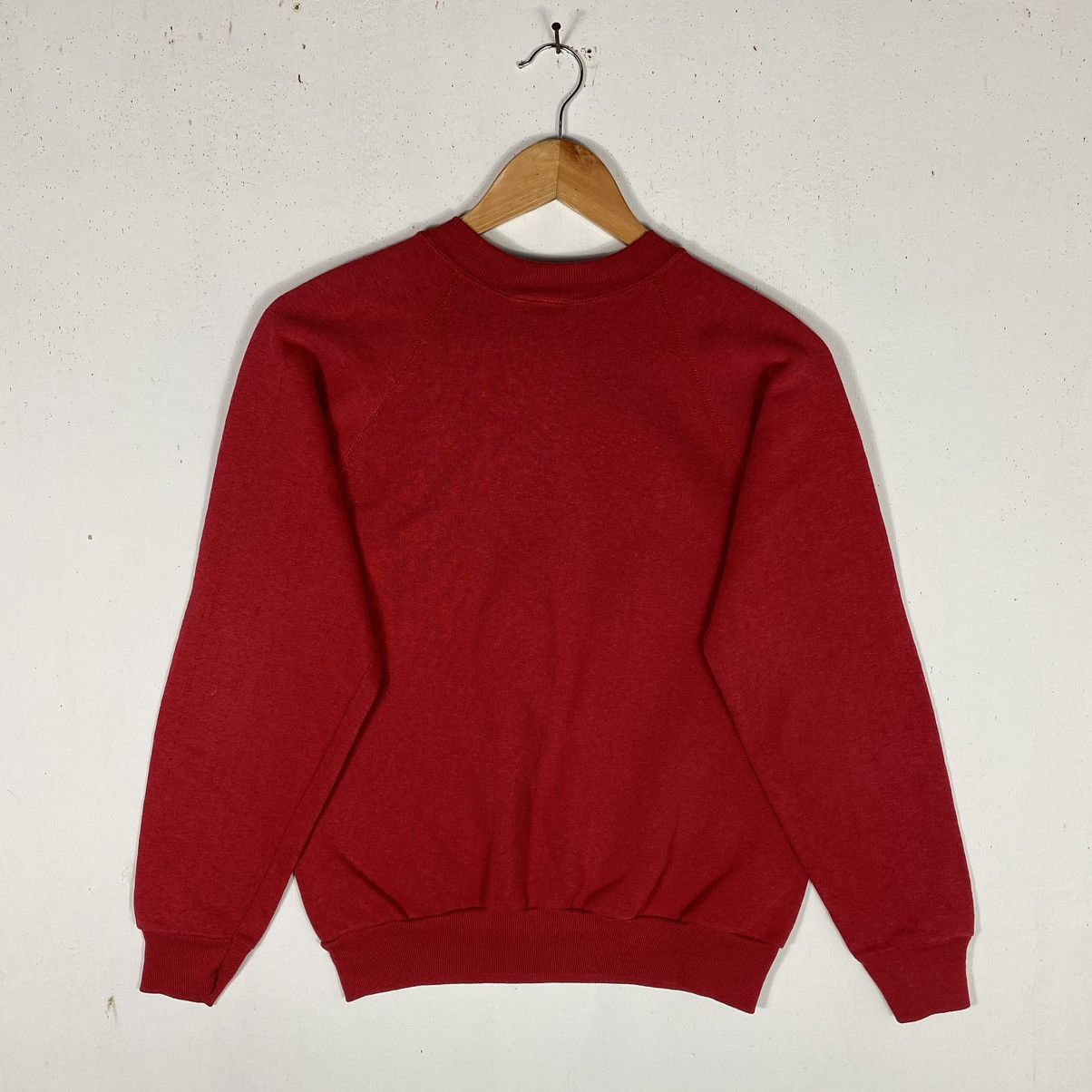 Nike × Vintage VINTAGE 80s NIKE BLUE TAG BIG SWOOSH 50/50 CREWNECK PULLOVER Size US M / EU 48-50 / 2 - 6 Thumbnail