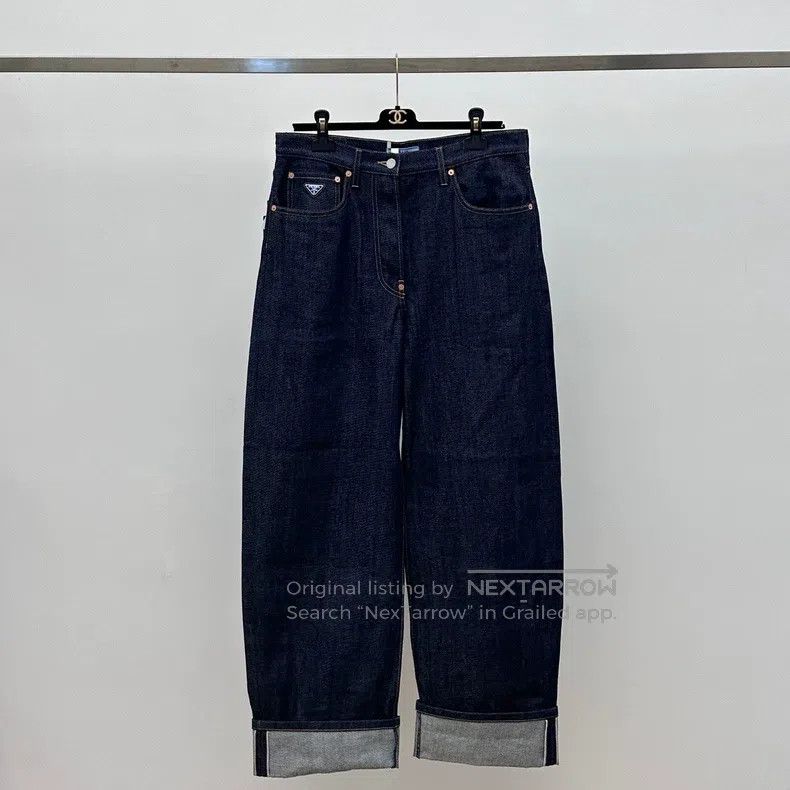 Prada Prada Red-eared denim jeans Size 25" / US 0 / IT 36 - 1 Thumbnail