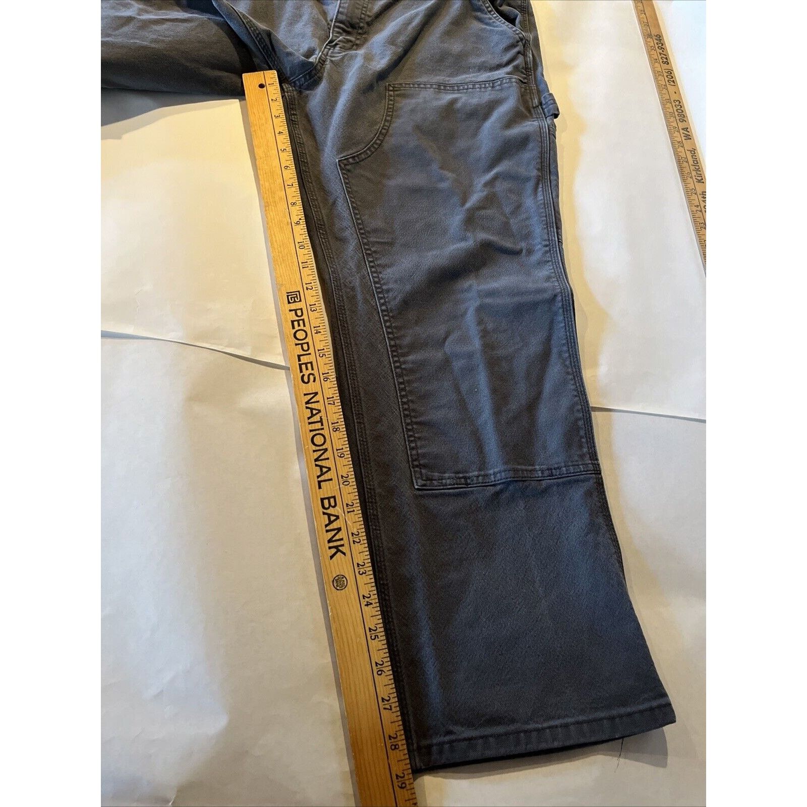 Carhartt Carhartt 36x29 Duck Canvas Double Knee Workwear Gray Pants Size US 36 / EU 52 - 7 Thumbnail