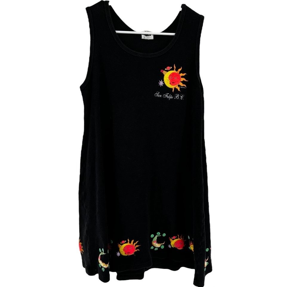 Vintage Toy Fashion Dress Moon Sun San Felipe Tank Cotton XL