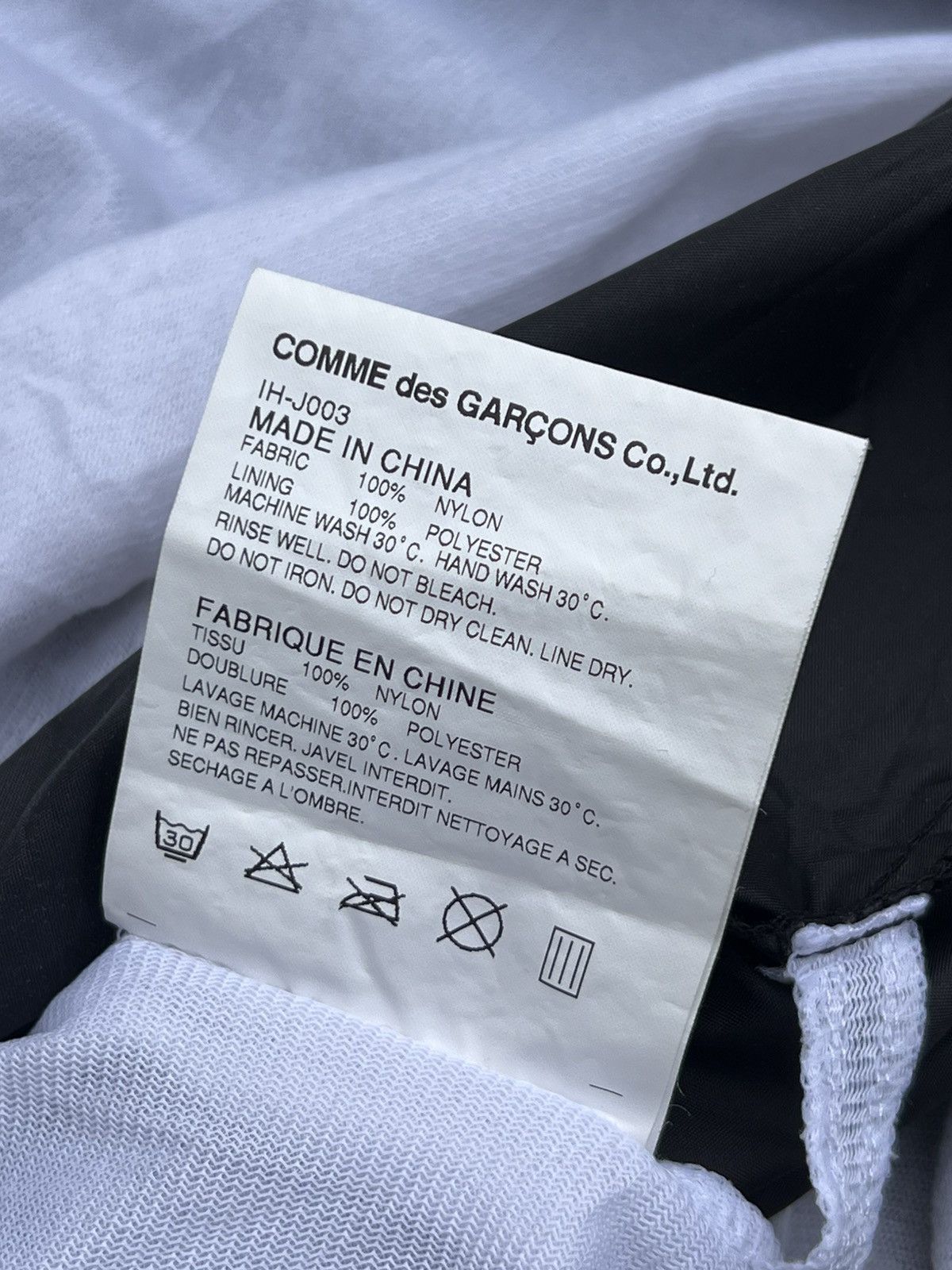 Comme des Garcons Comme des Garçons Polka Dot Circle Logo Coach Jacket Size US M / EU 48-50 / 2 - 9 Thumbnail