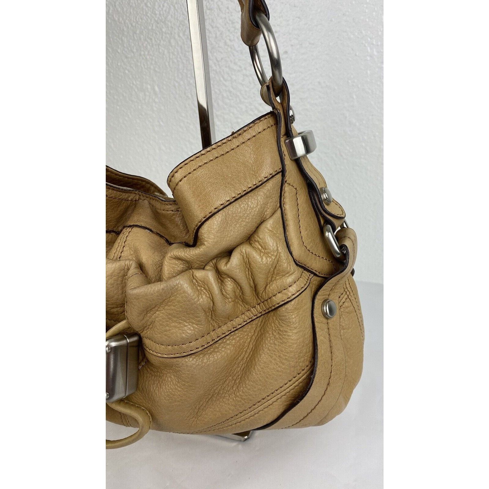 Other B Makowsky Hobo Shoulder Bag Tan Brown Soft Leather Purse Size ONE SIZE - 3 Thumbnail