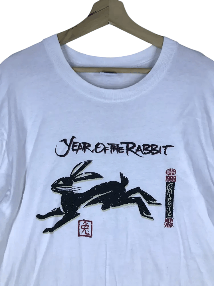 Vintage Vintage 90’s Crazy Shirt Year Of The Rabbit Tshirts Size US M / EU 48-50 / 2 - 3 Thumbnail