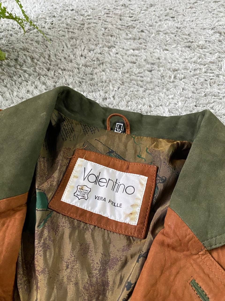 Valentino × Vintage 90s Valentino Coat Vintage Luxury Leather Streetwear Rare Size US L / EU 52-54 / 3 - 10 Thumbnail