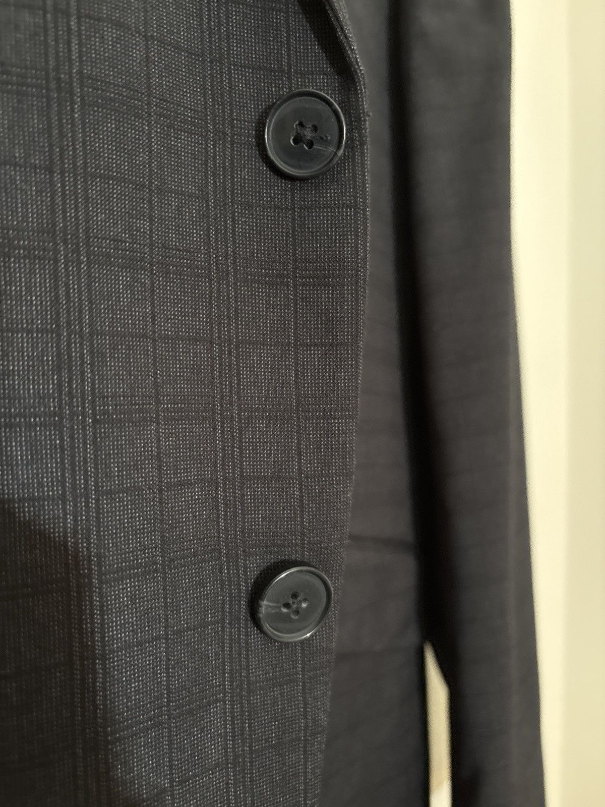 Kenneth Cole Kenneth Cole Reaction 42R Charcoal Windowpane Blazer Size 42R - 4 Thumbnail