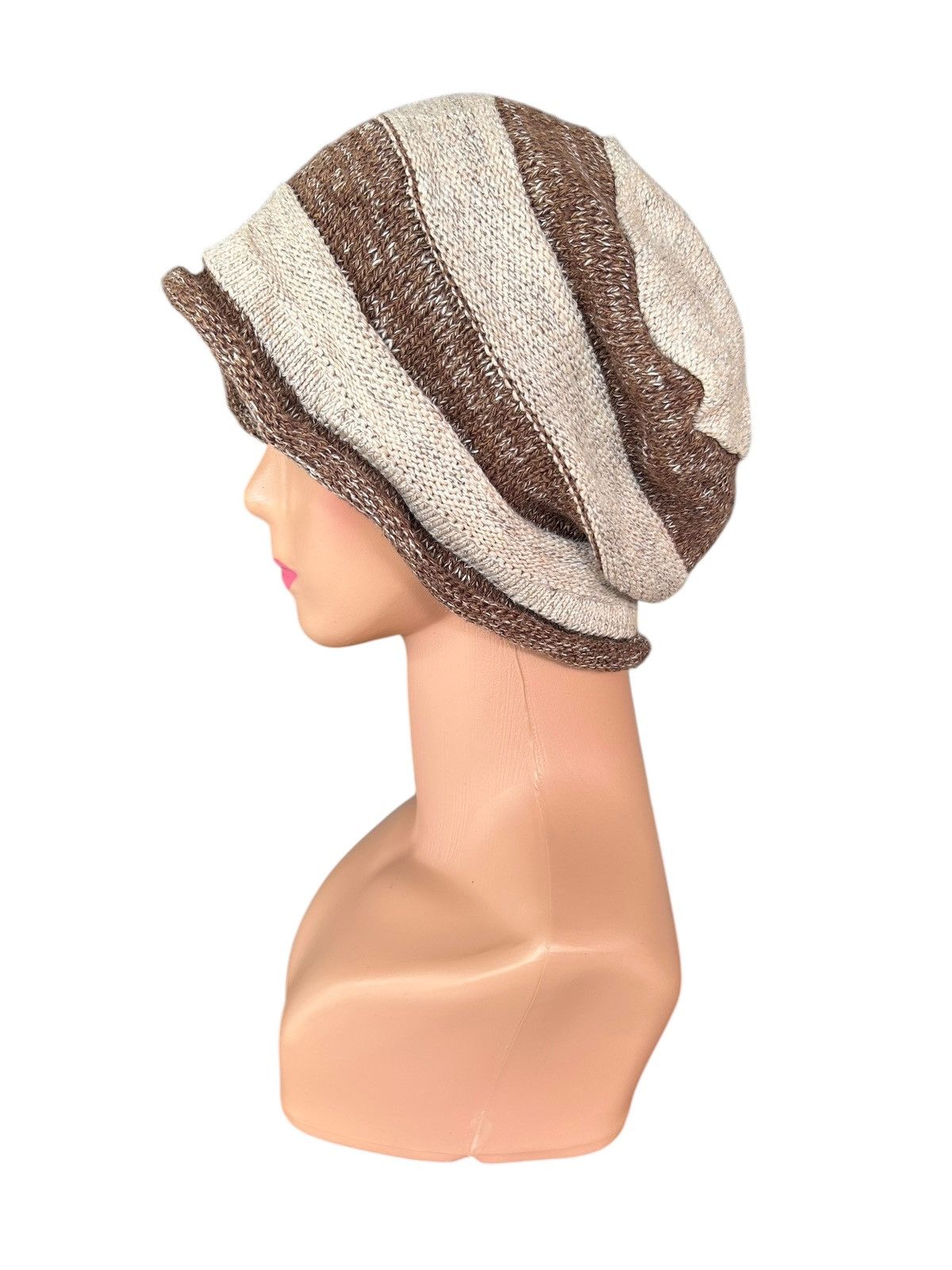 Japanese Brand × Kapital × Vintage Crochet Knitted Japanese style Beanie Hats Size ONE SIZE - 2 Thumbnail
