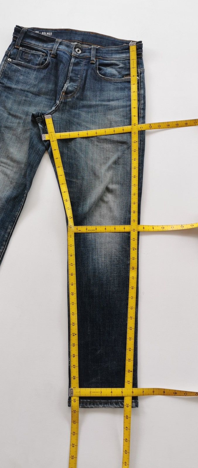 G-Star G Star Raw Holmer Tapered Jeans Size US 30 / EU 46 - 11 Thumbnail