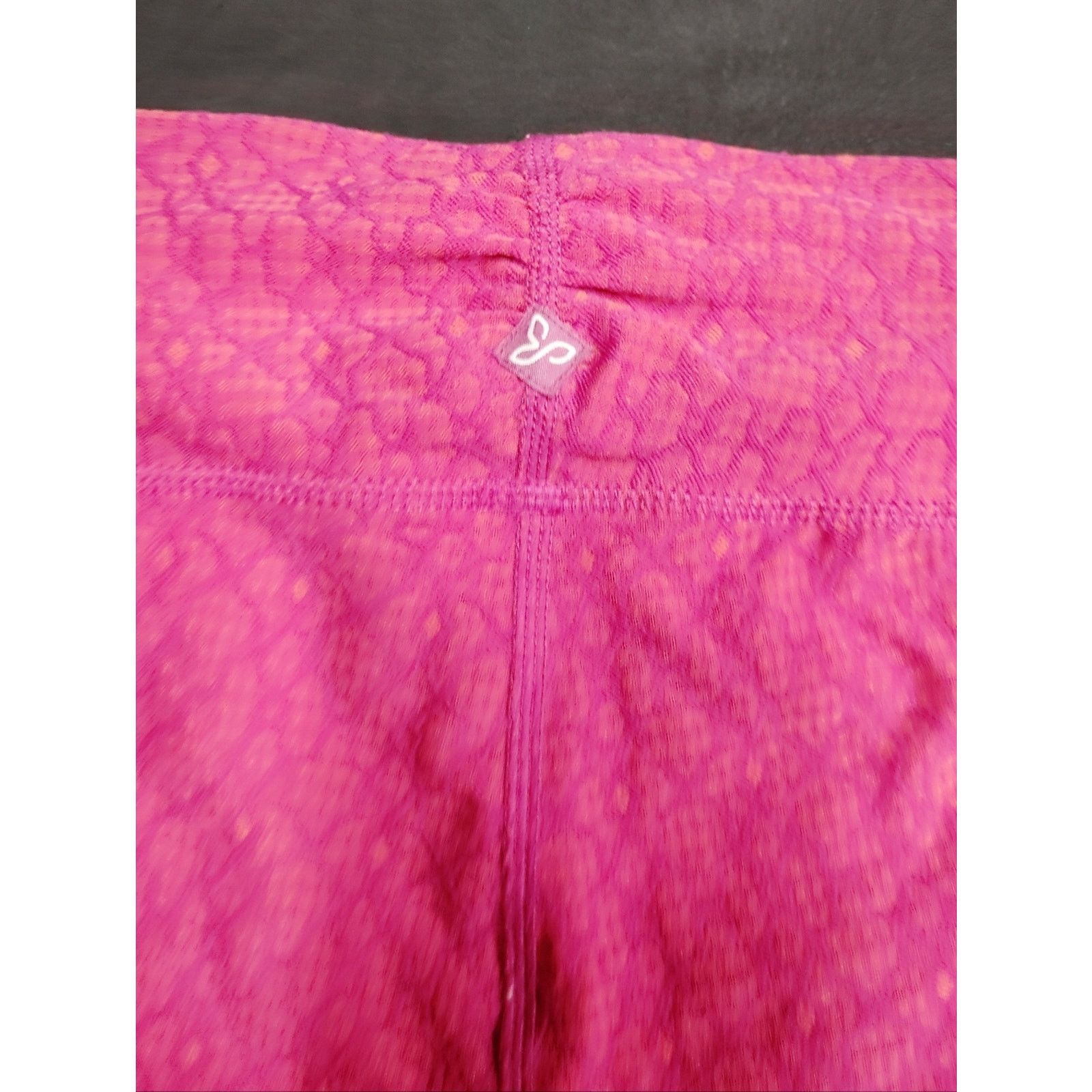 Prana Prana Hot Pink Patterned Capri Leggings Size 28" / US 6 / IT 42 - 6 Thumbnail